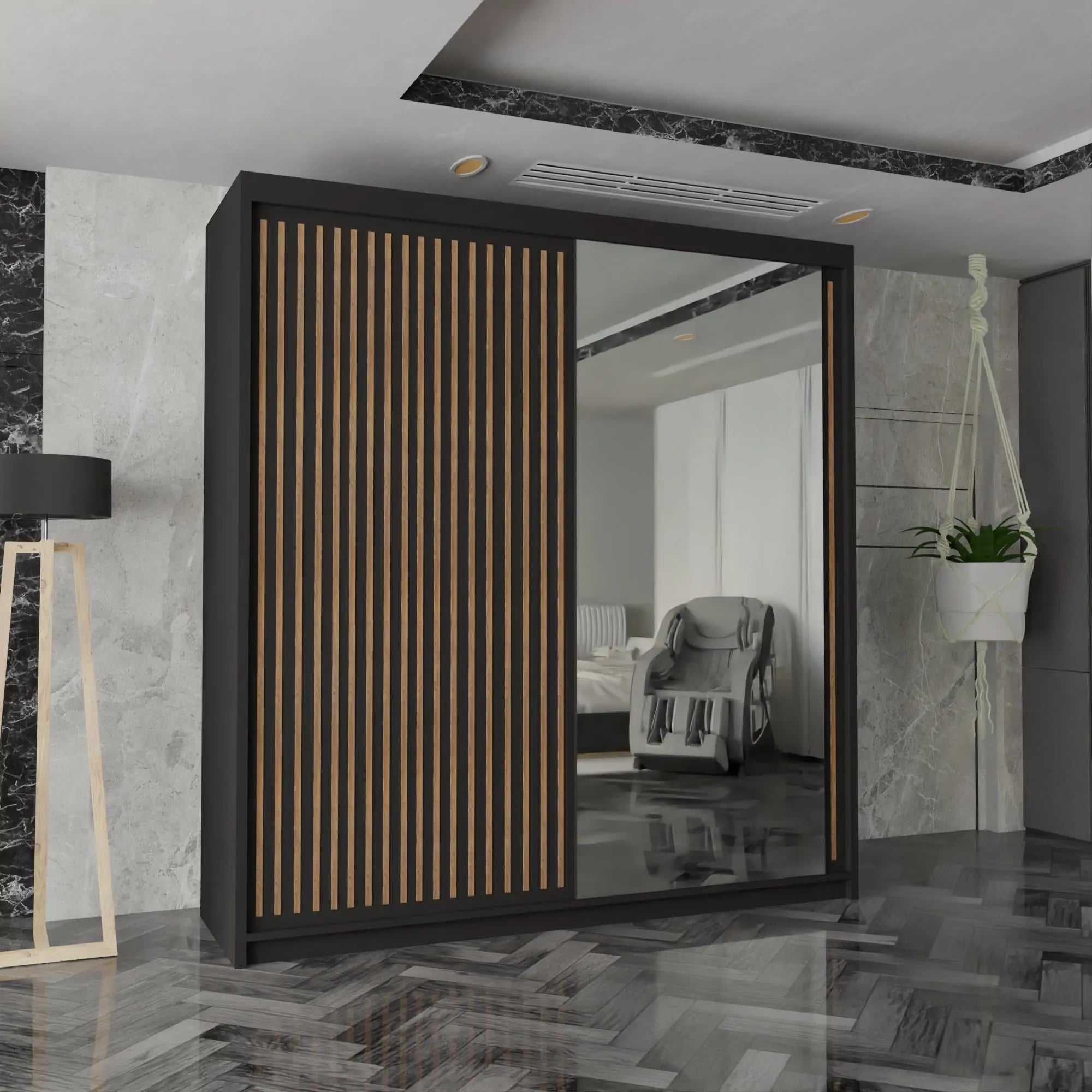 Royal Wardrobe Black, Grey and White