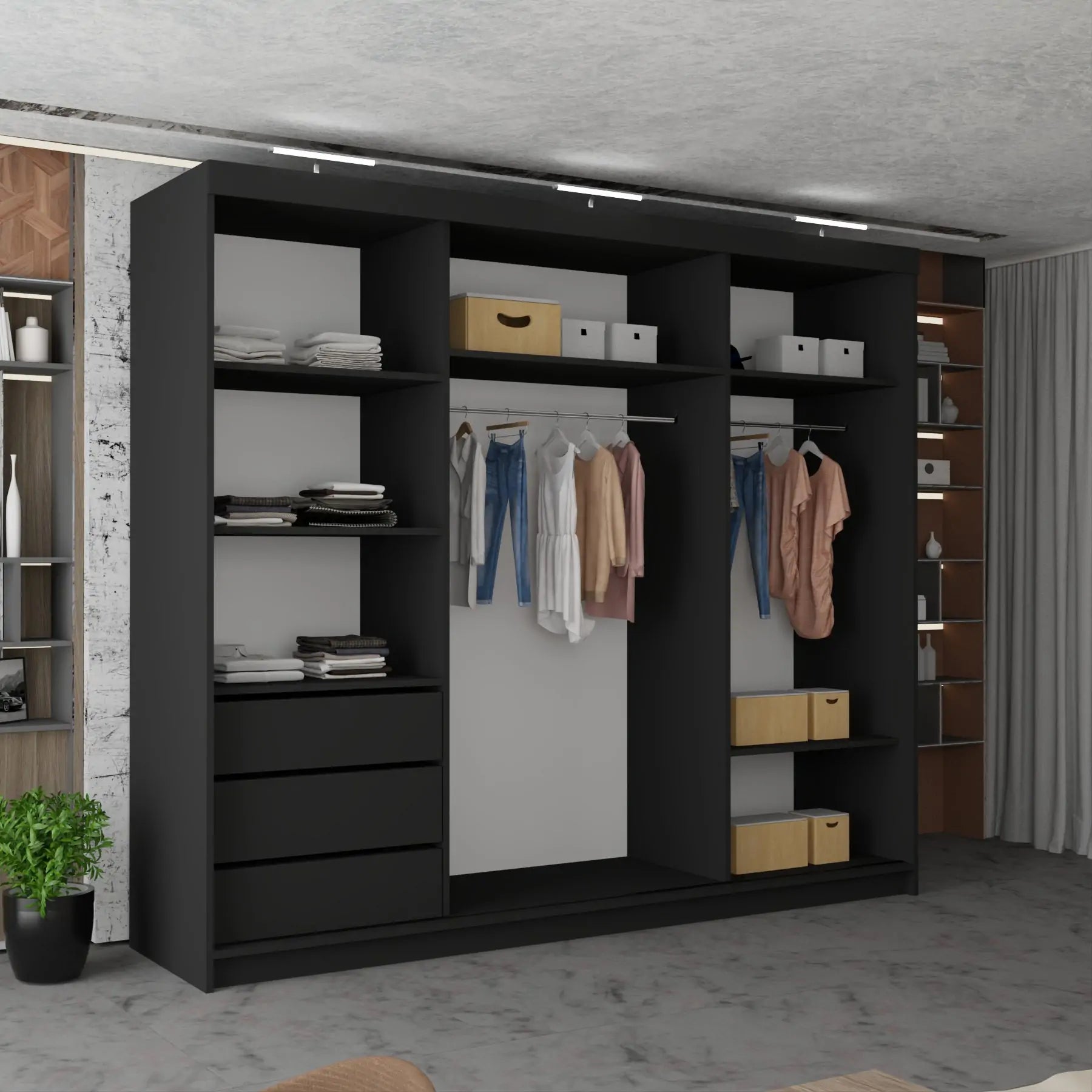 Miami Sliding Door Wardrobe (New DB)