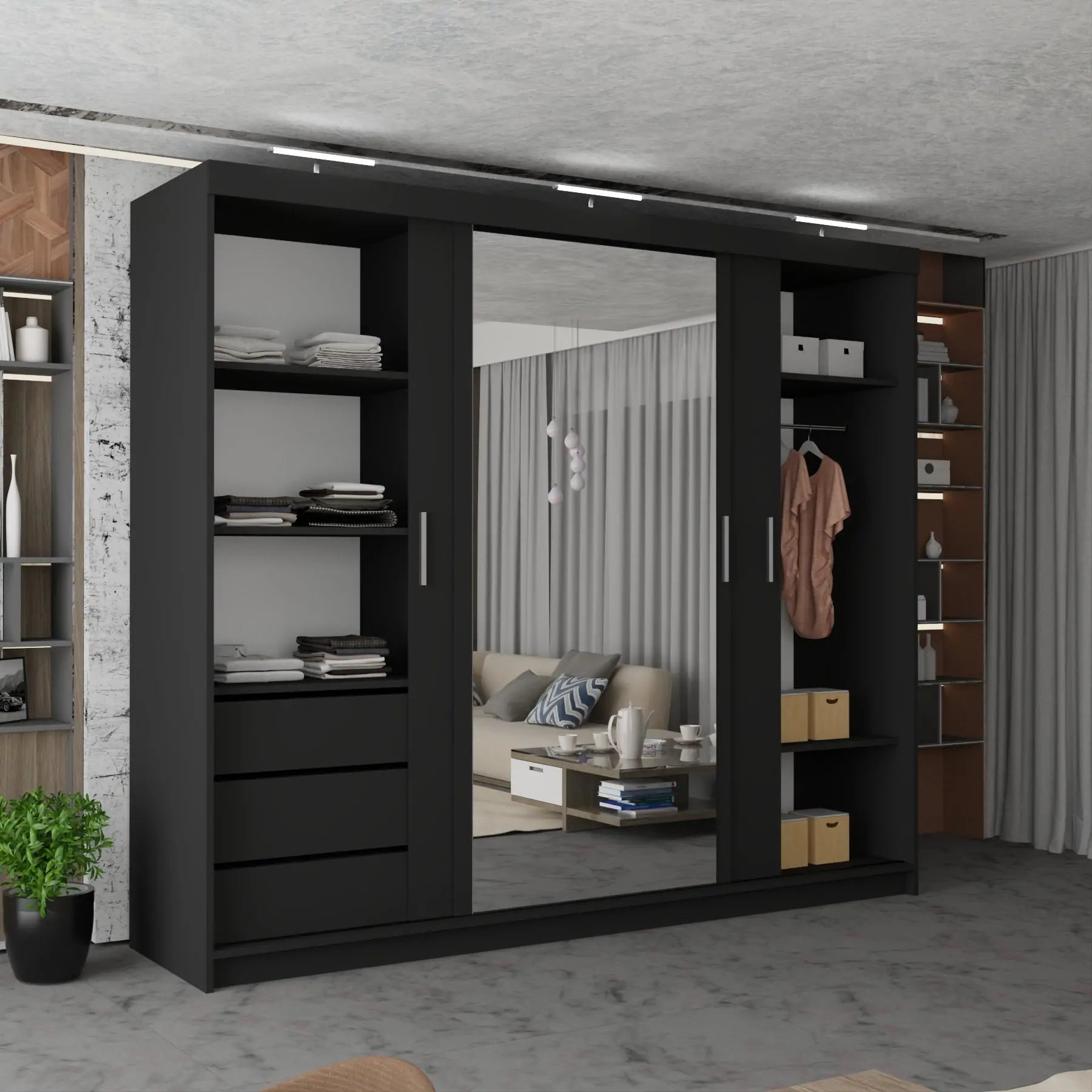 Miami Sliding Door Wardrobe (New DB)