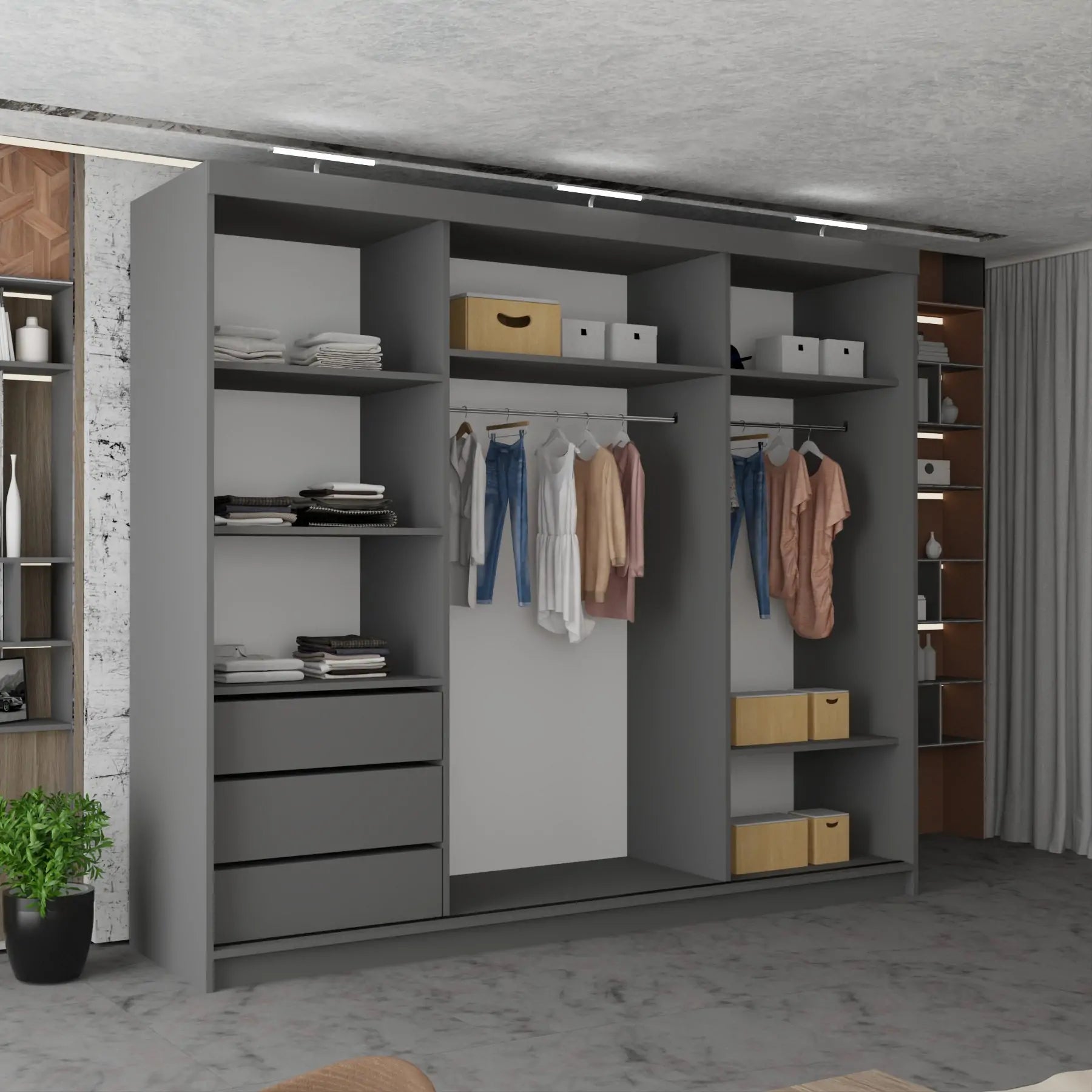 Miami Sliding Door Wardrobe (New DB)