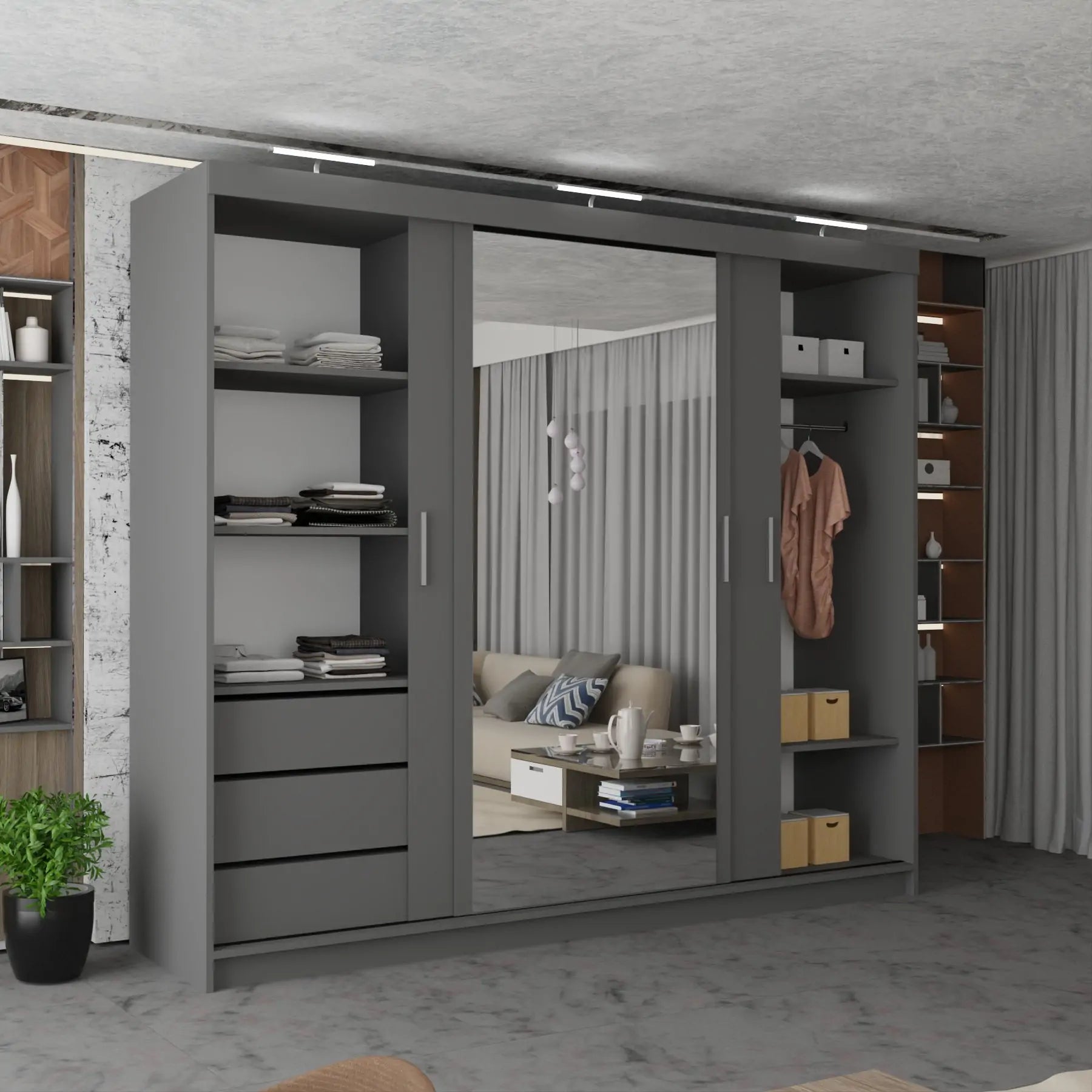 Miami Sliding Door Wardrobe (New DB)