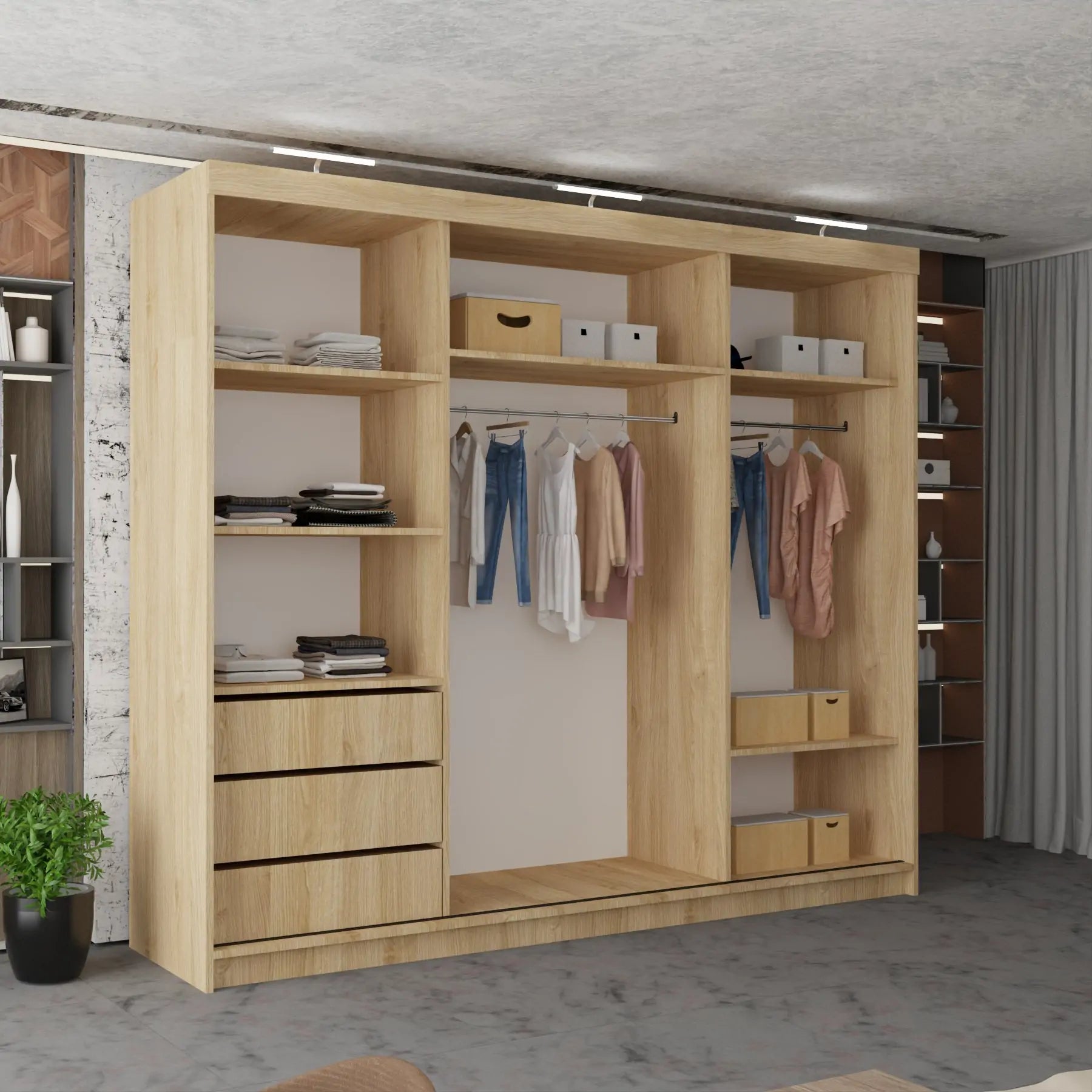 Miami Sliding Door Wardrobe (New DB)