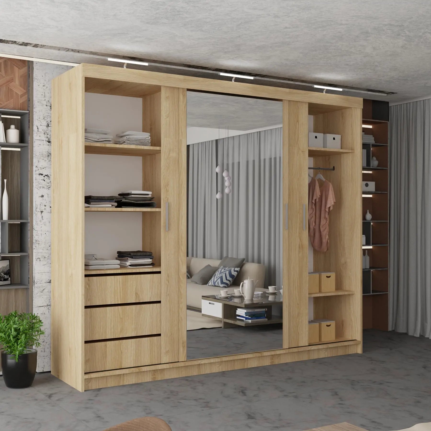 Miami Sliding Door Wardrobe (New DB)