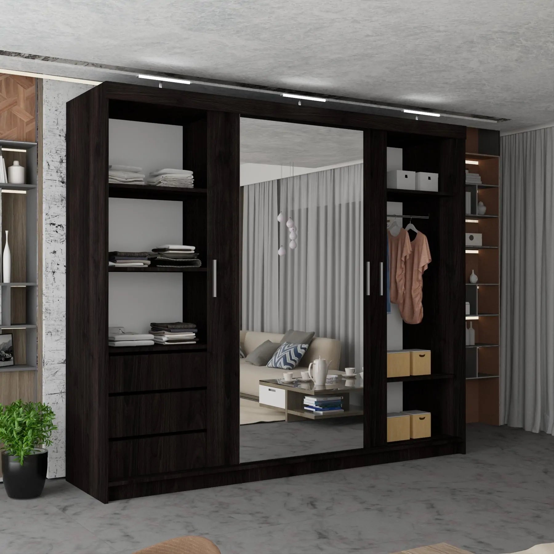 Miami Sliding Door Wardrobe (New DB)