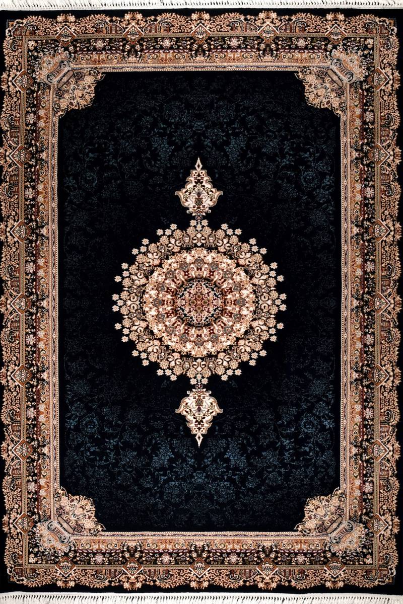 SAPPHIRE Classic Navy Medallion Rug | 8418D E3366 NAVY/NAVY