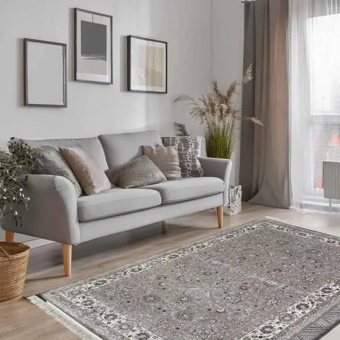 Minyatur Persian Garden Grey Ivory Rug