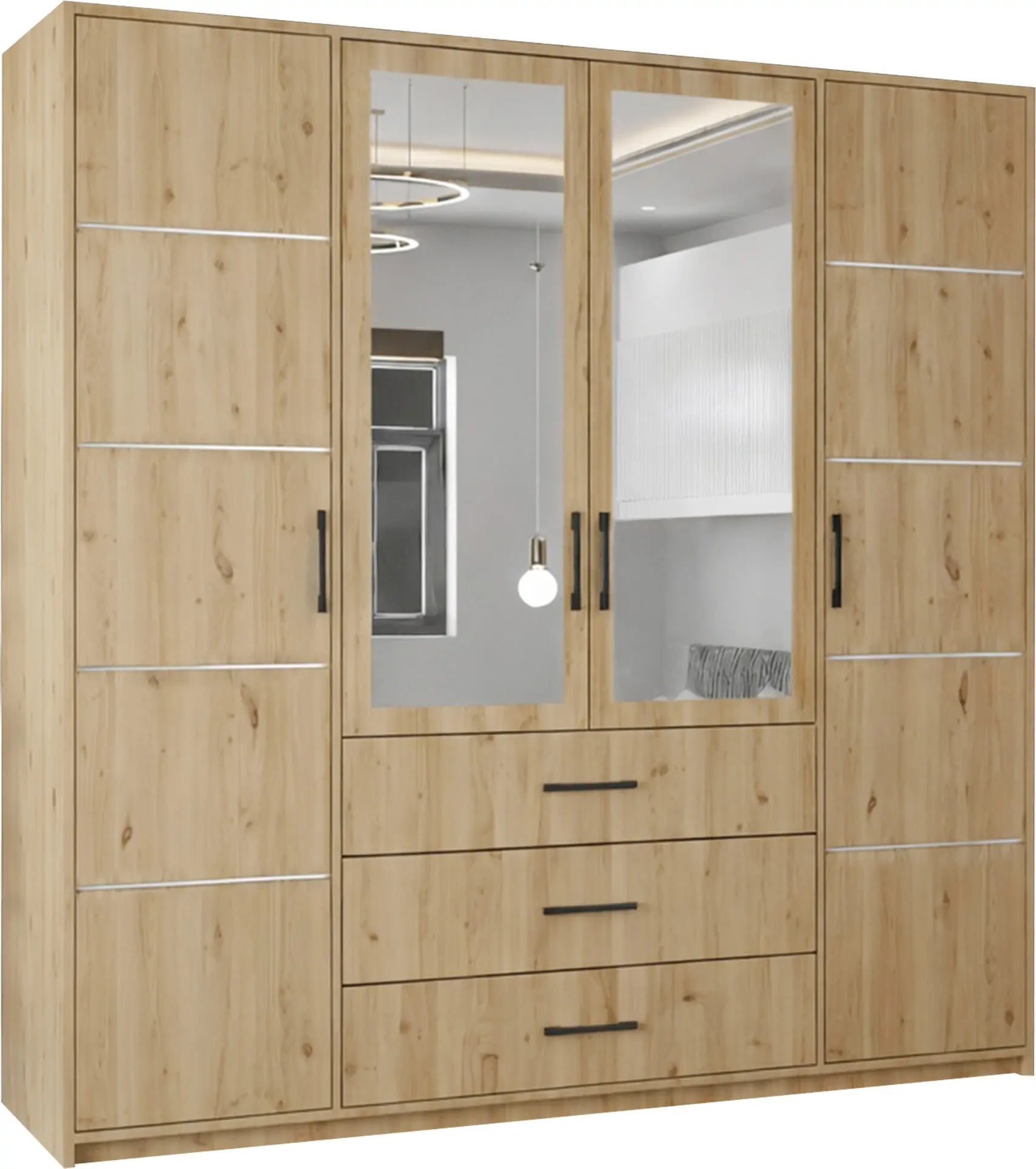 Belluno 4 Door Wardrobe (2nd Branding)