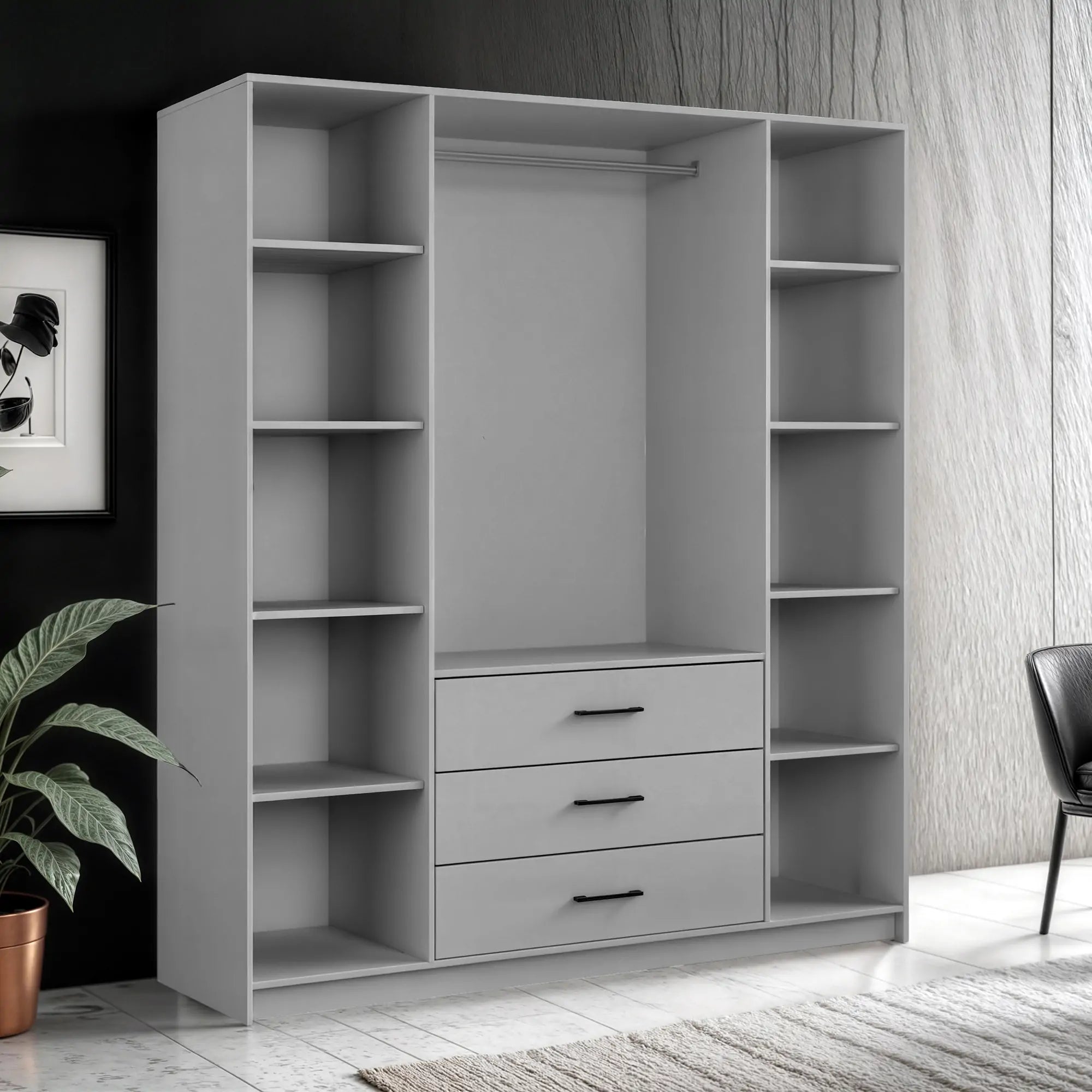 Belluno 4 Door Wardrobe (1st Branding)