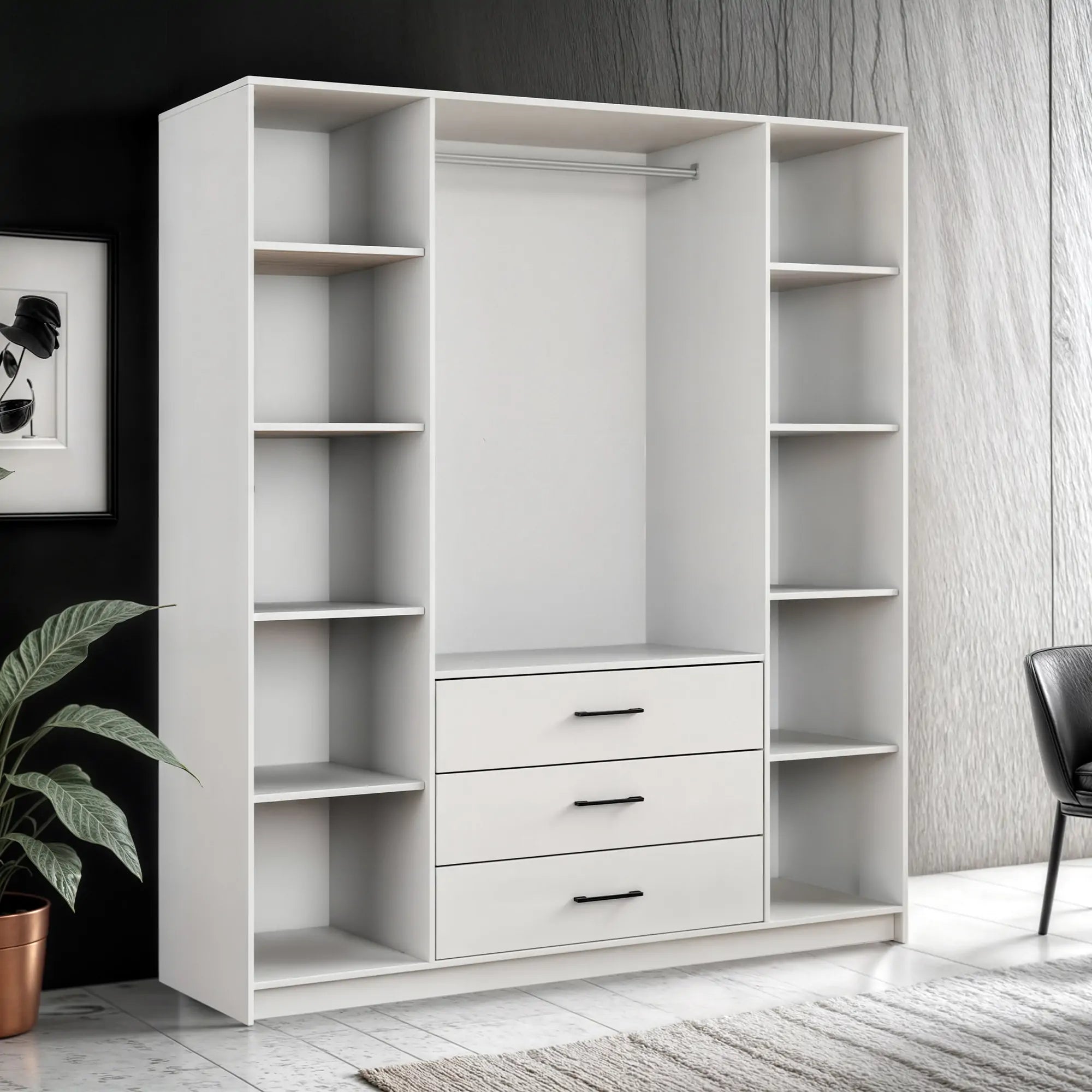 Belluno 4 Door Wardrobe (1st Branding)