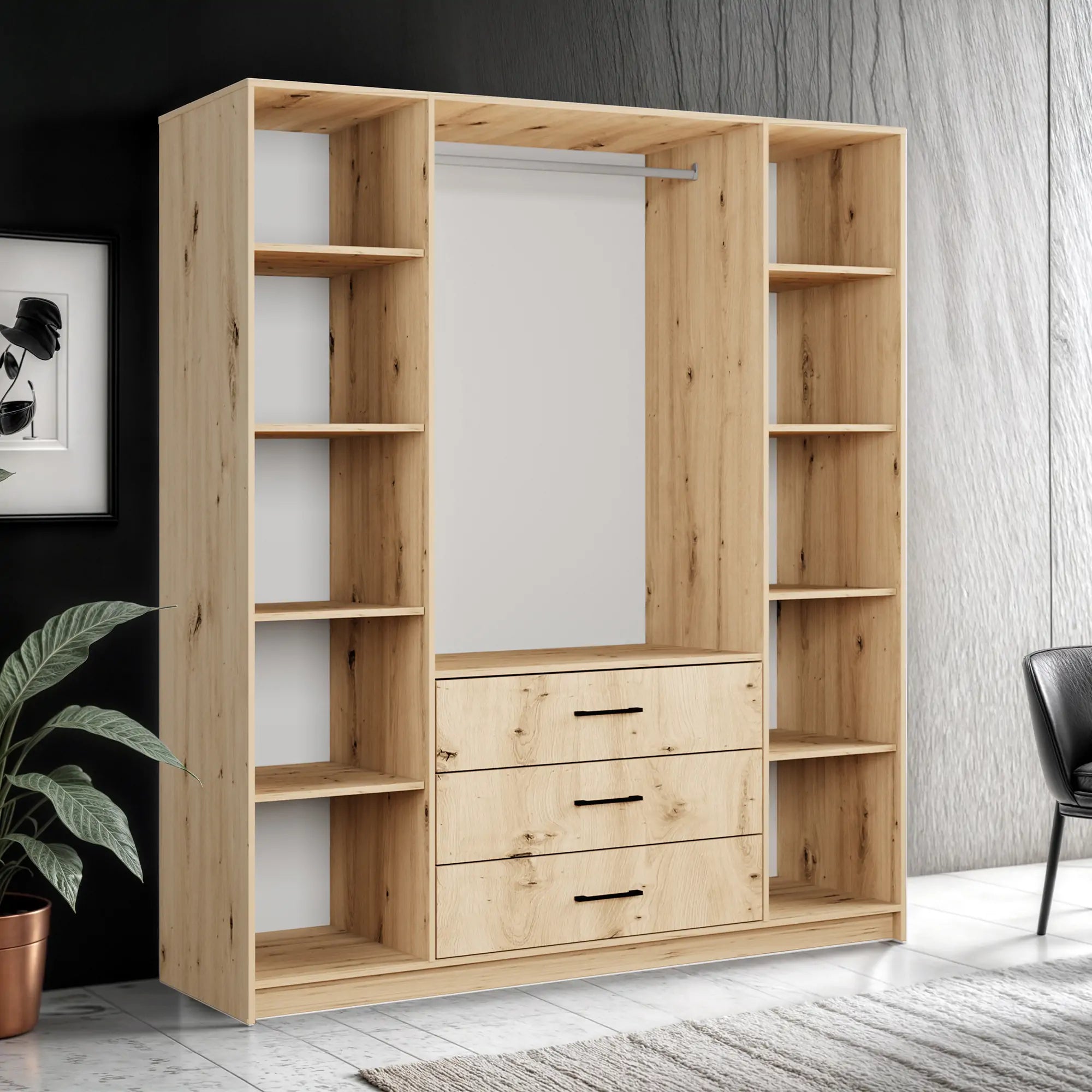 Belluno 4 Door Wardrobe (1st Branding)