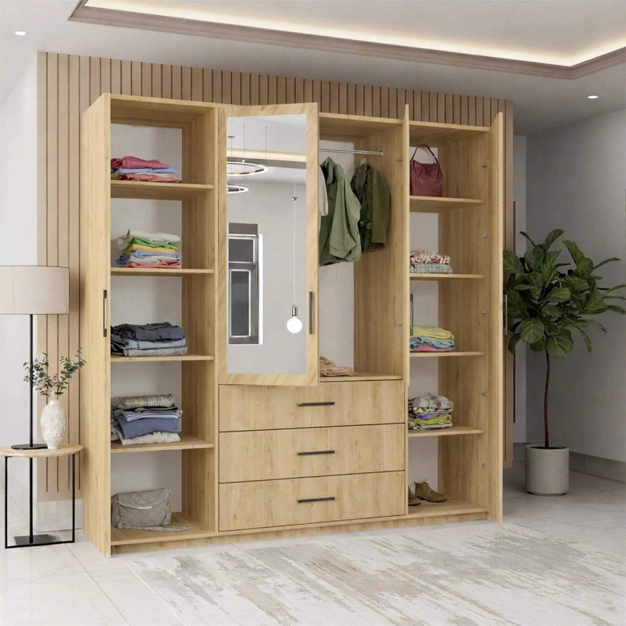 Belluno 4 Door Wardrobe (2nd Branding)