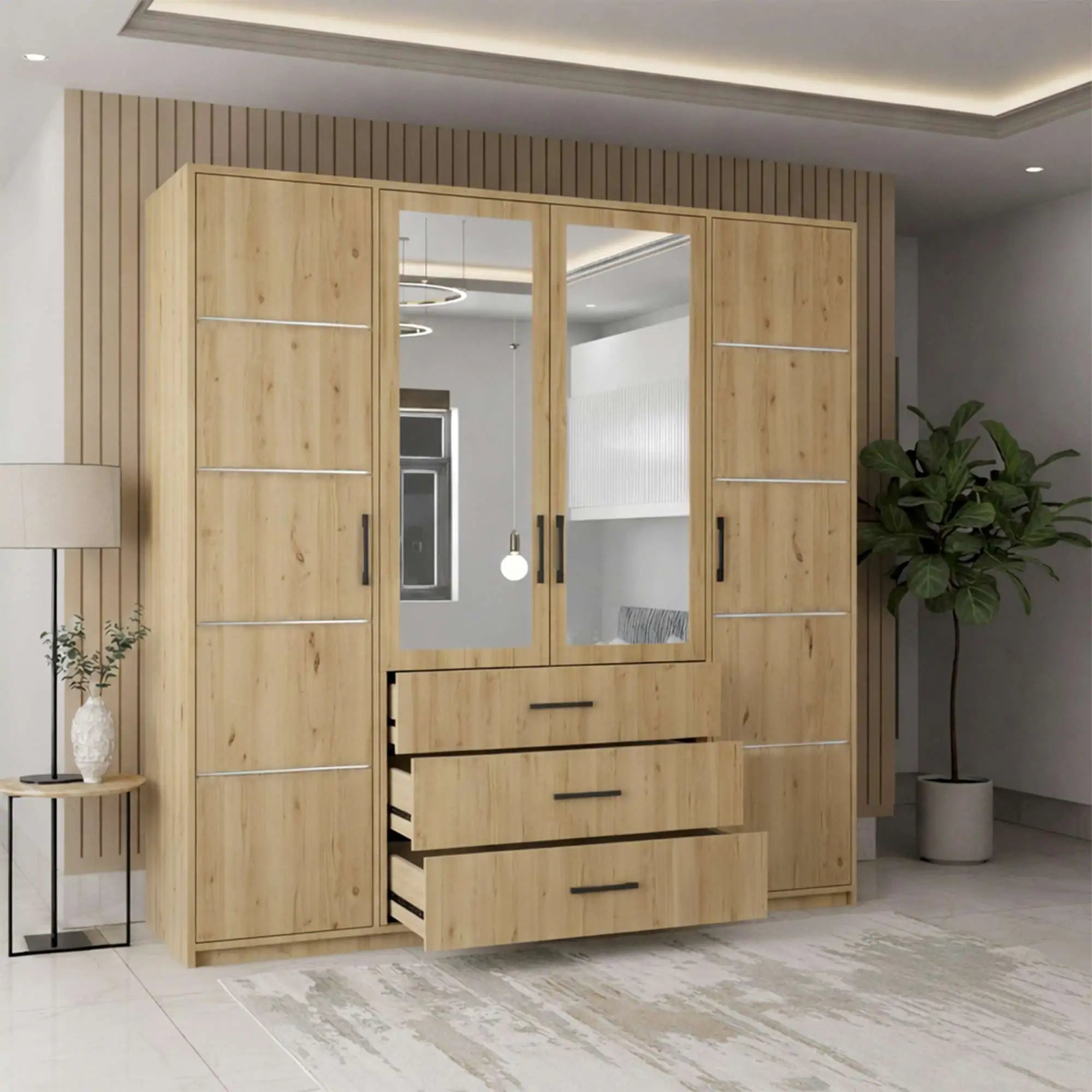 Belluno 4 Door Wardrobe (2nd Branding)