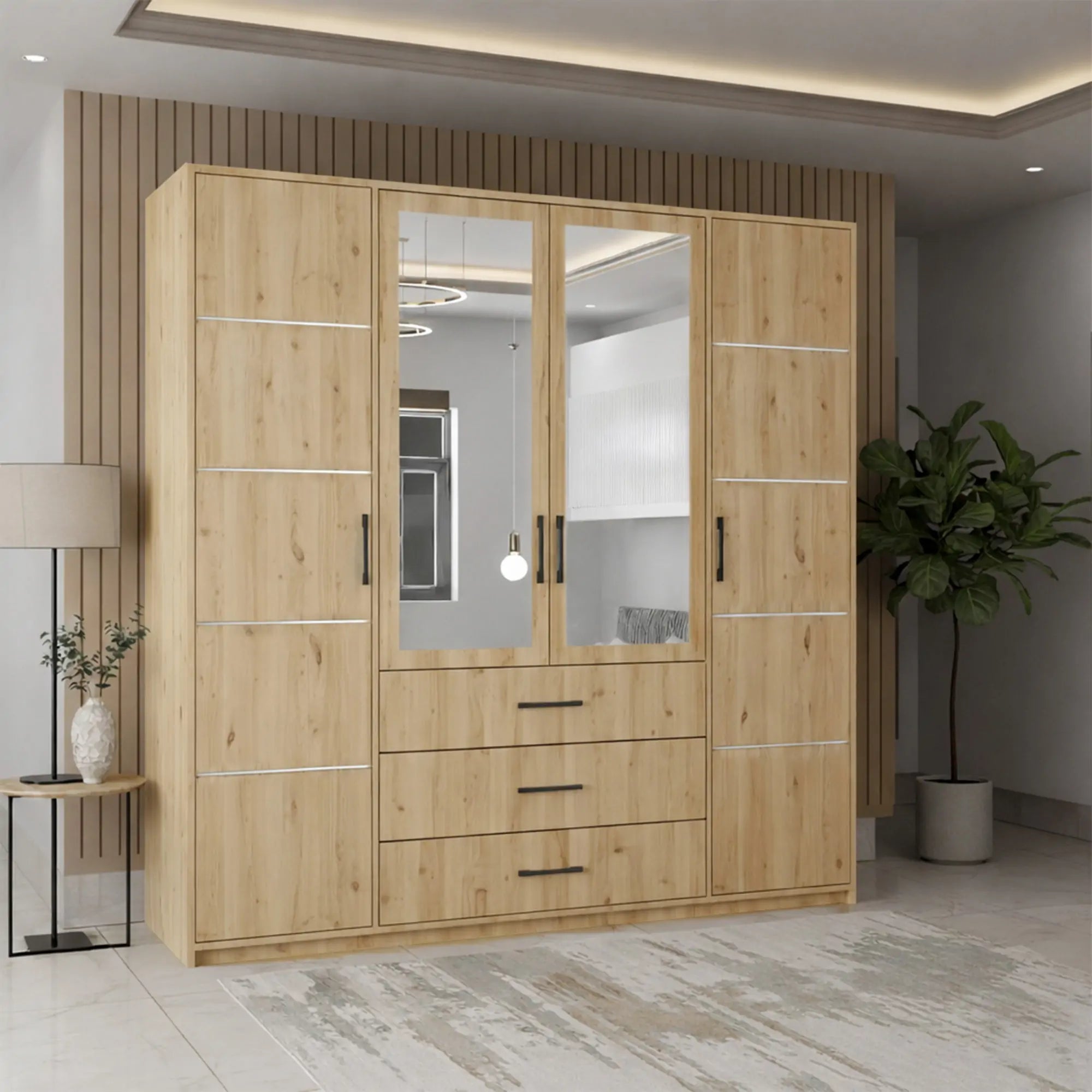 Belluno 4 Door Wardrobe (2nd Branding)