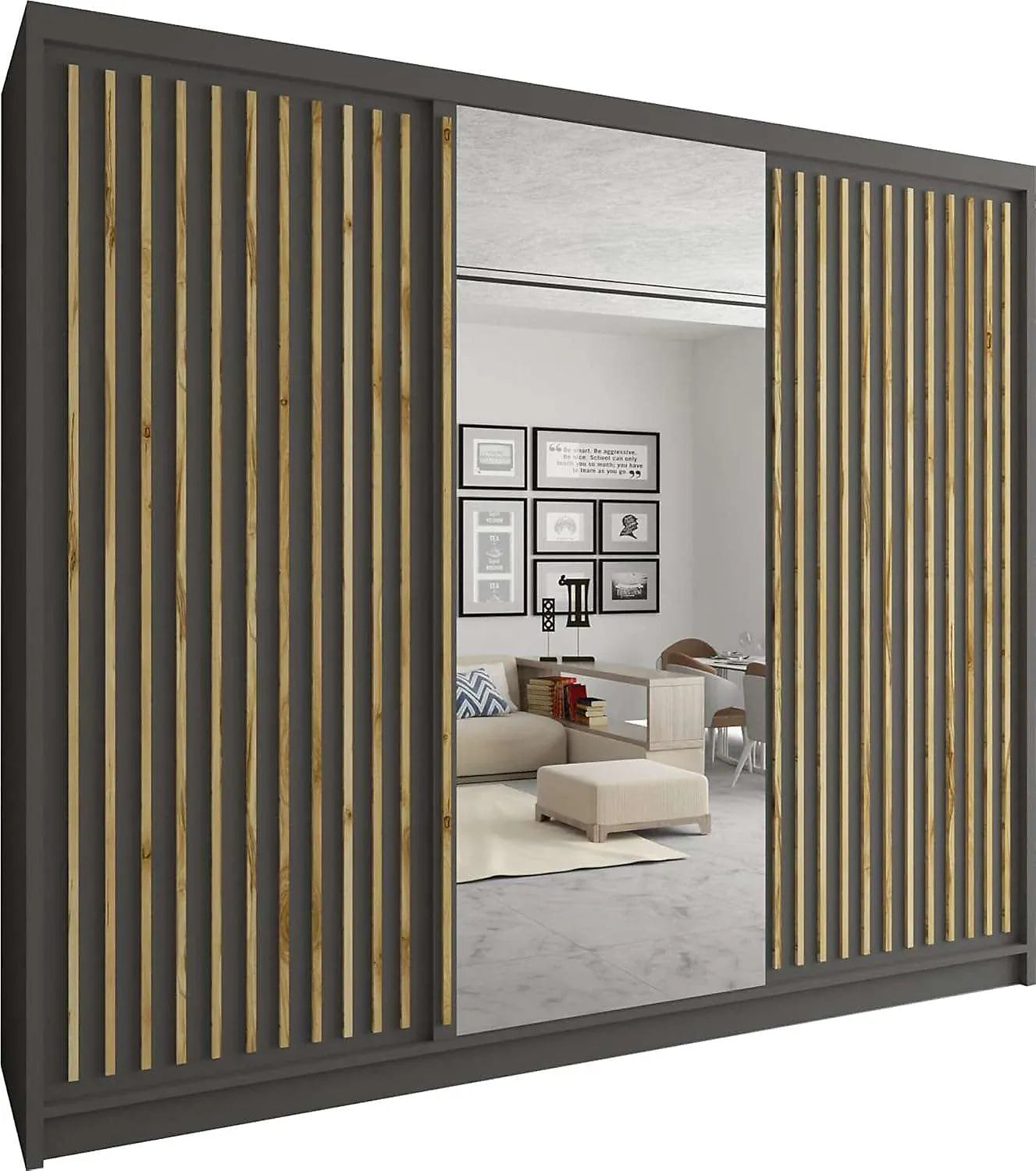 Ronal Sliding Door Wardrobe BQ