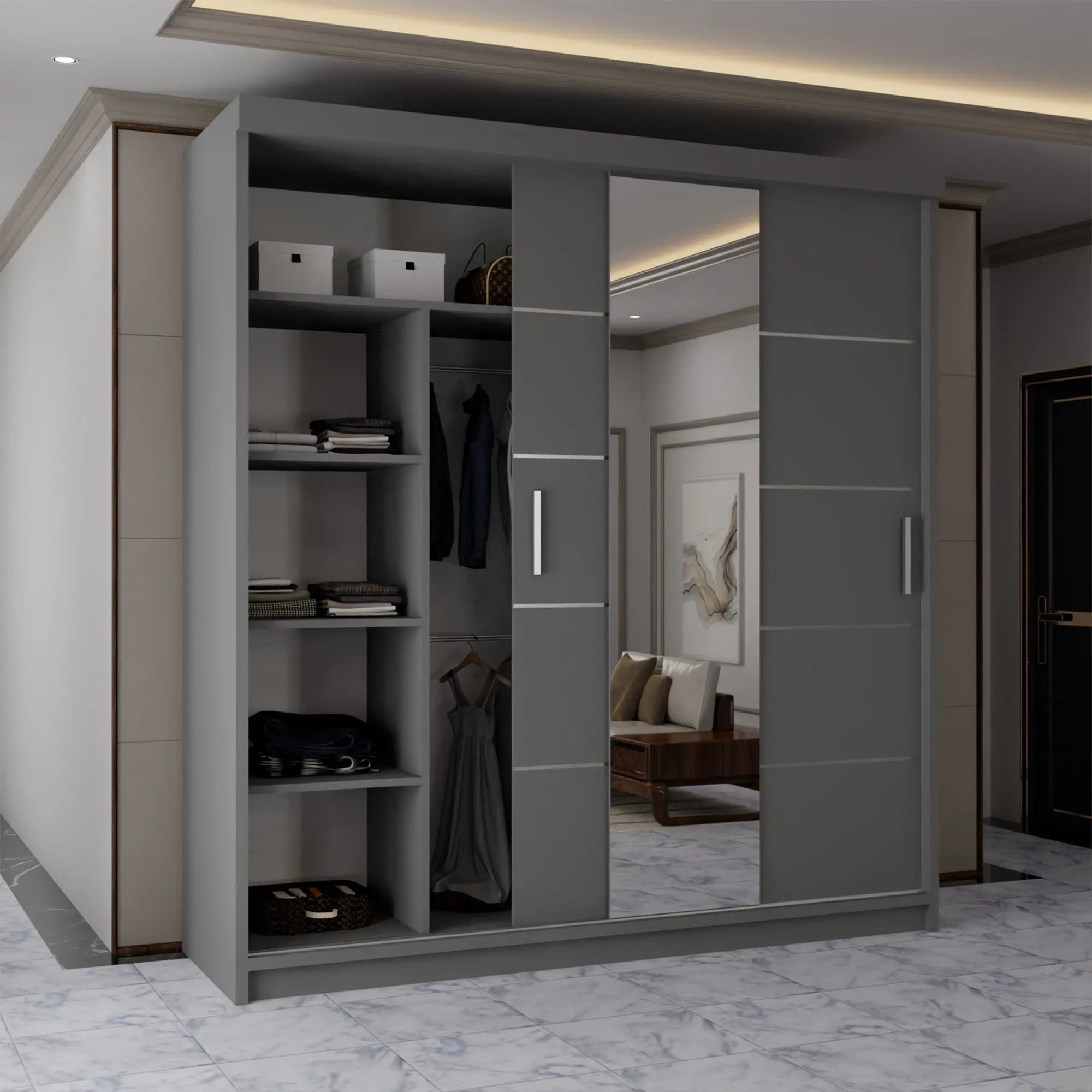 Ribon Sliding door Wardrobe(Lisbon5th) New Branding 2025