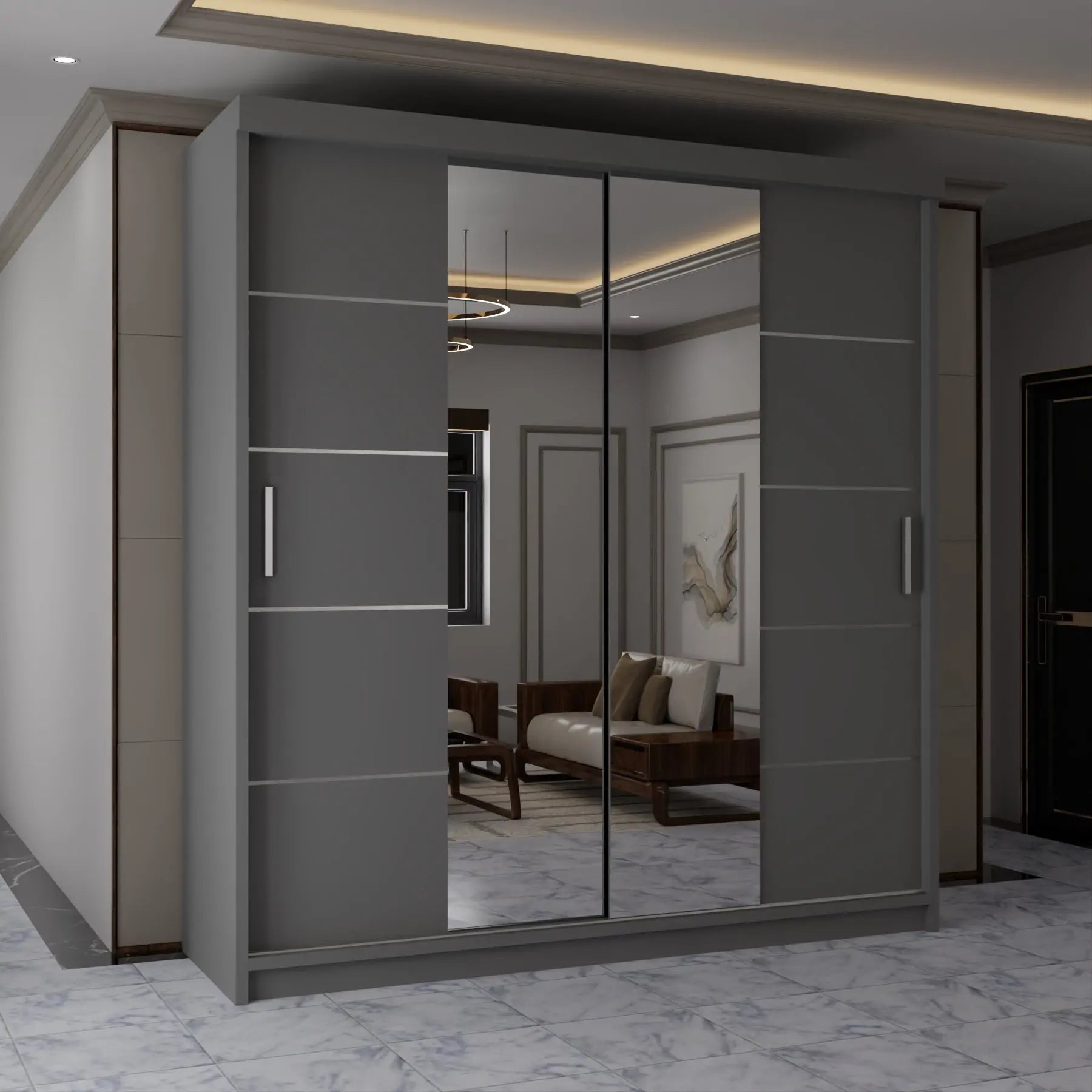 Ribon Sliding door Wardrobe(Lisbon5th) New Branding 2025