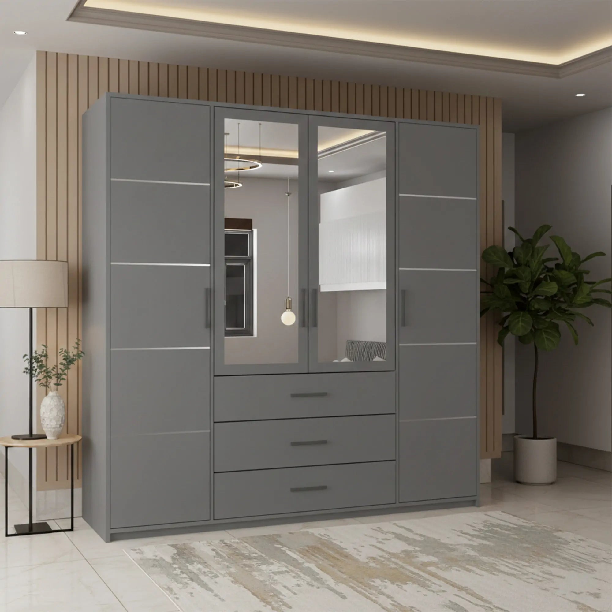 Belluno 4 Door Wardrobe (2nd Branding)