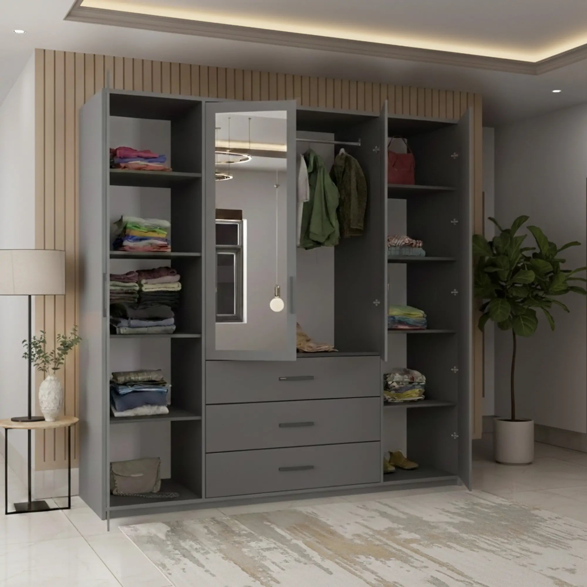 Belluno 4 Door Wardrobe (2nd Branding)