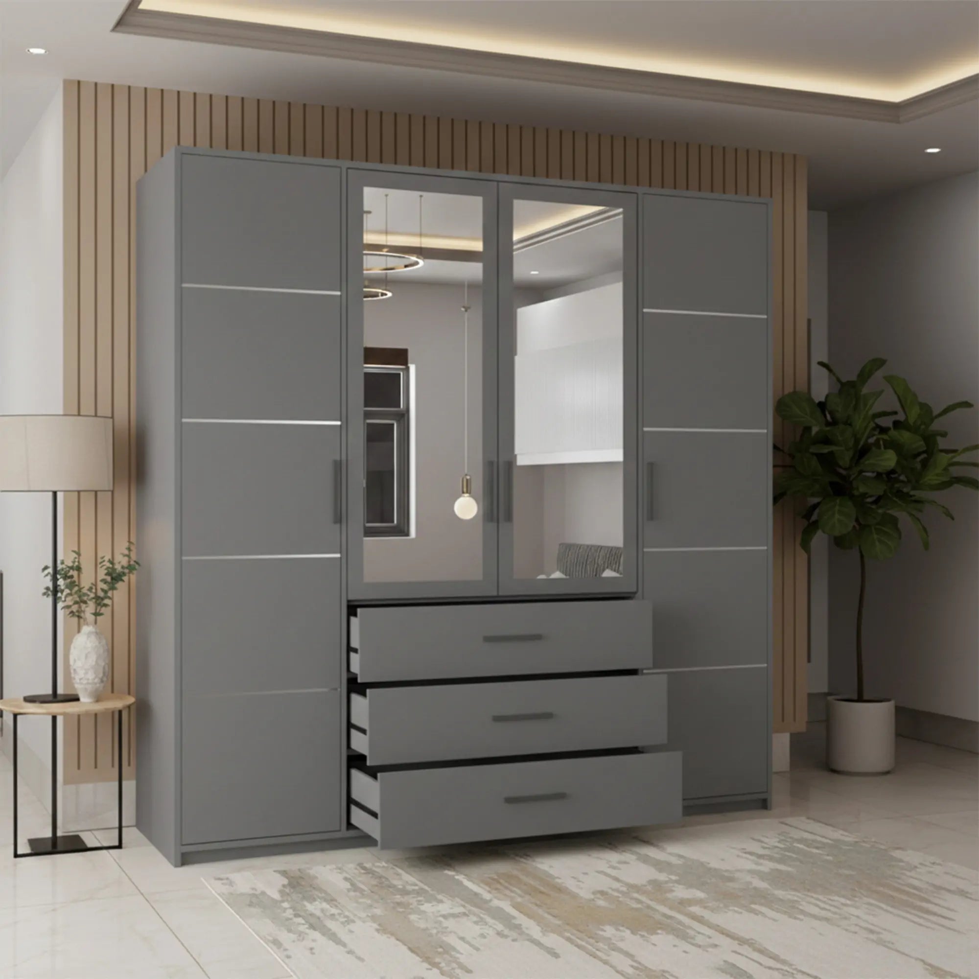 Belluno 4 Door Wardrobe (2nd Branding)
