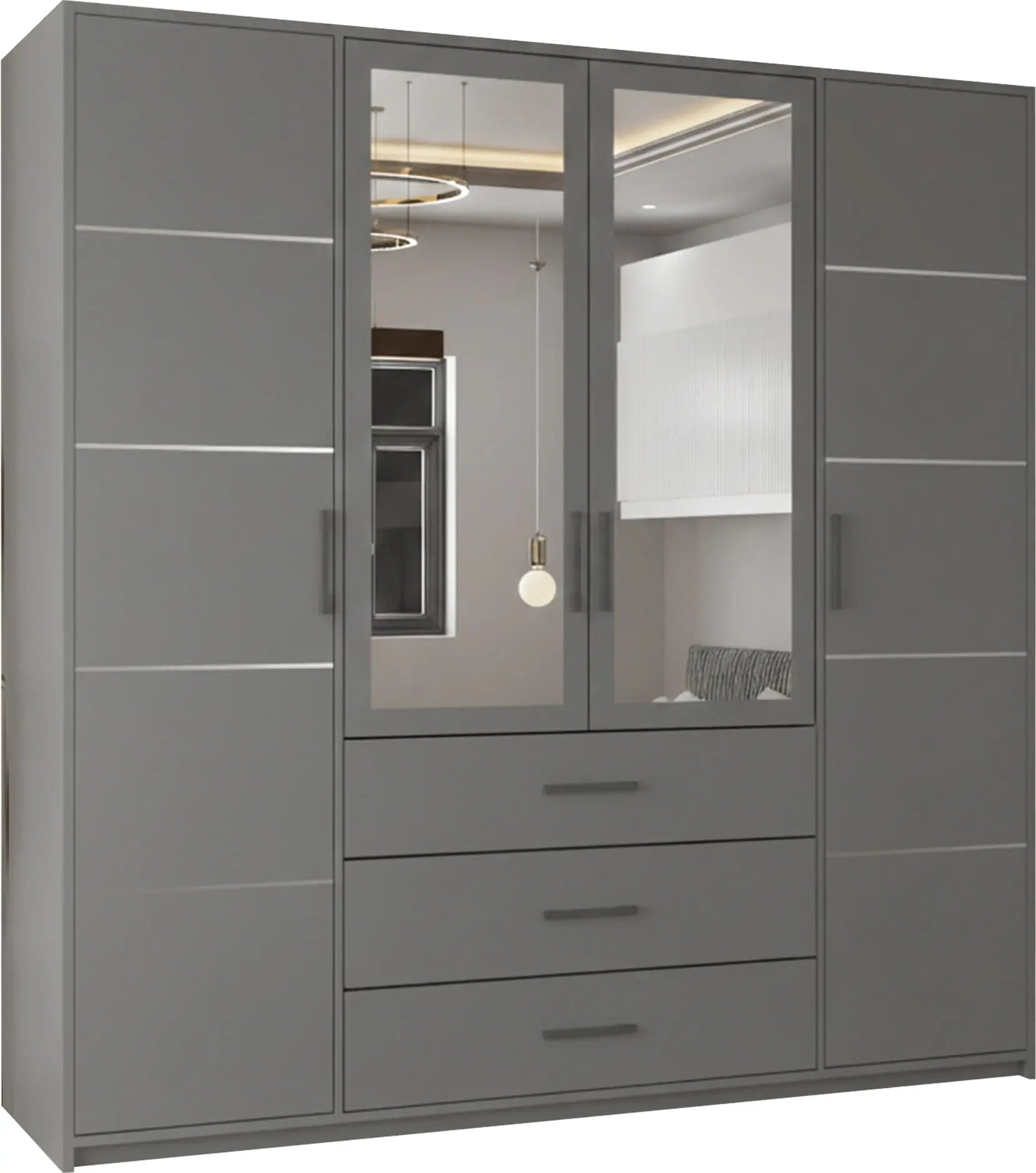 Belluno 4 Door Wardrobe (2nd Branding)