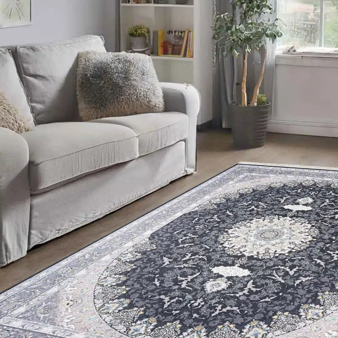 Amatis Sara Navy Blue Rug | A-132