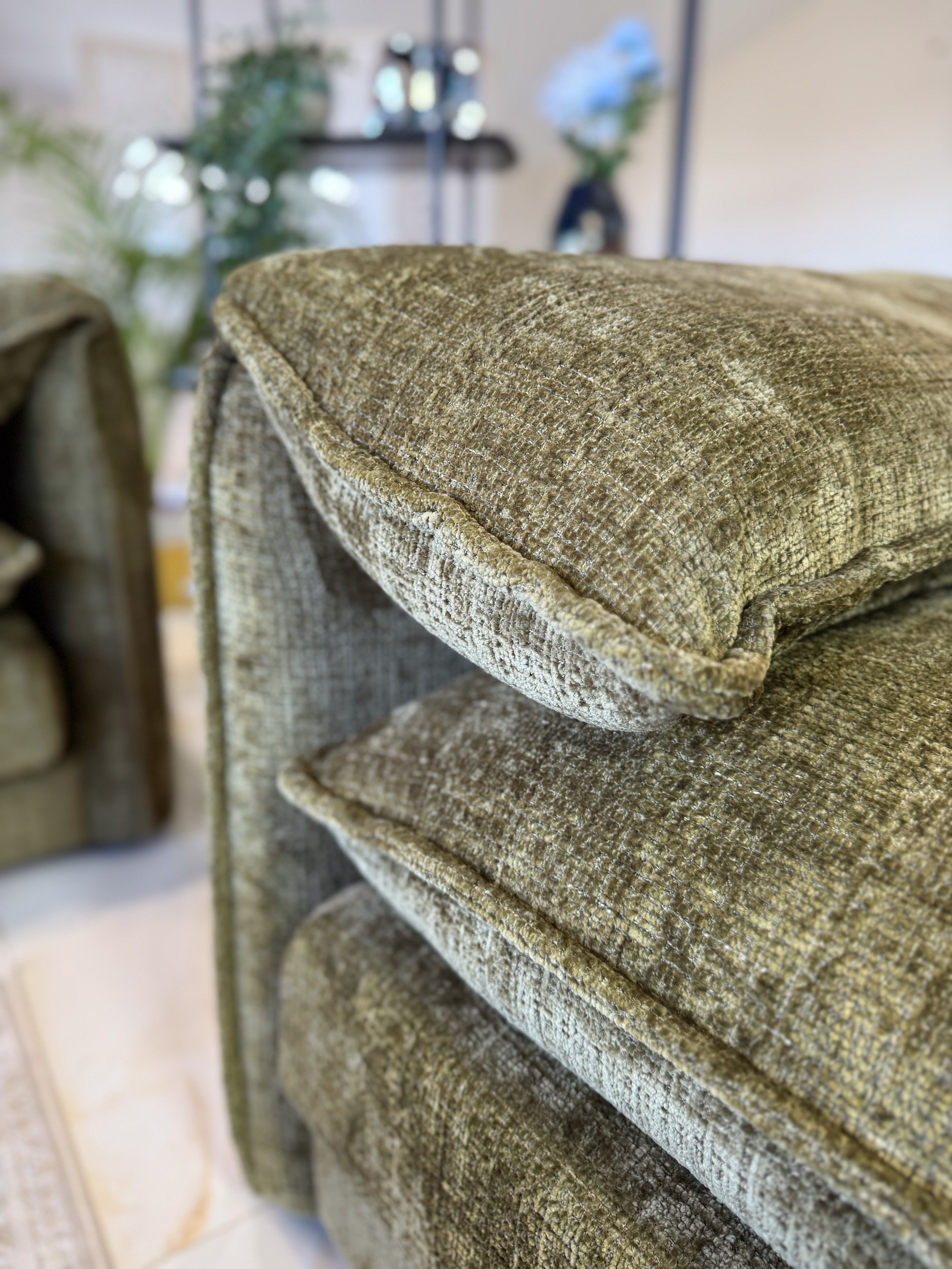 Solaya Sofa Green 3 Seater