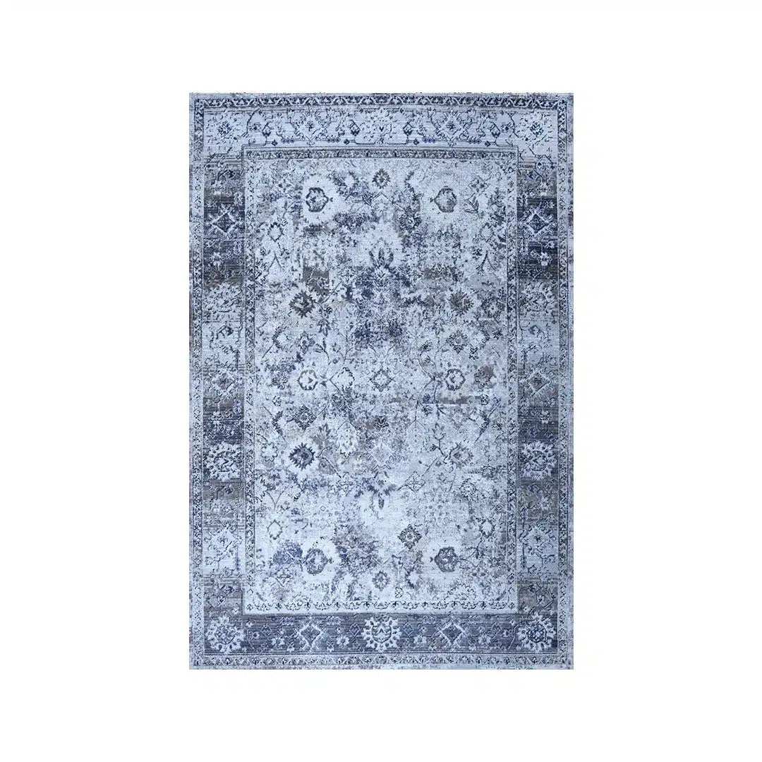 Lorenz Grey Distressed Vintage Rug | B052B