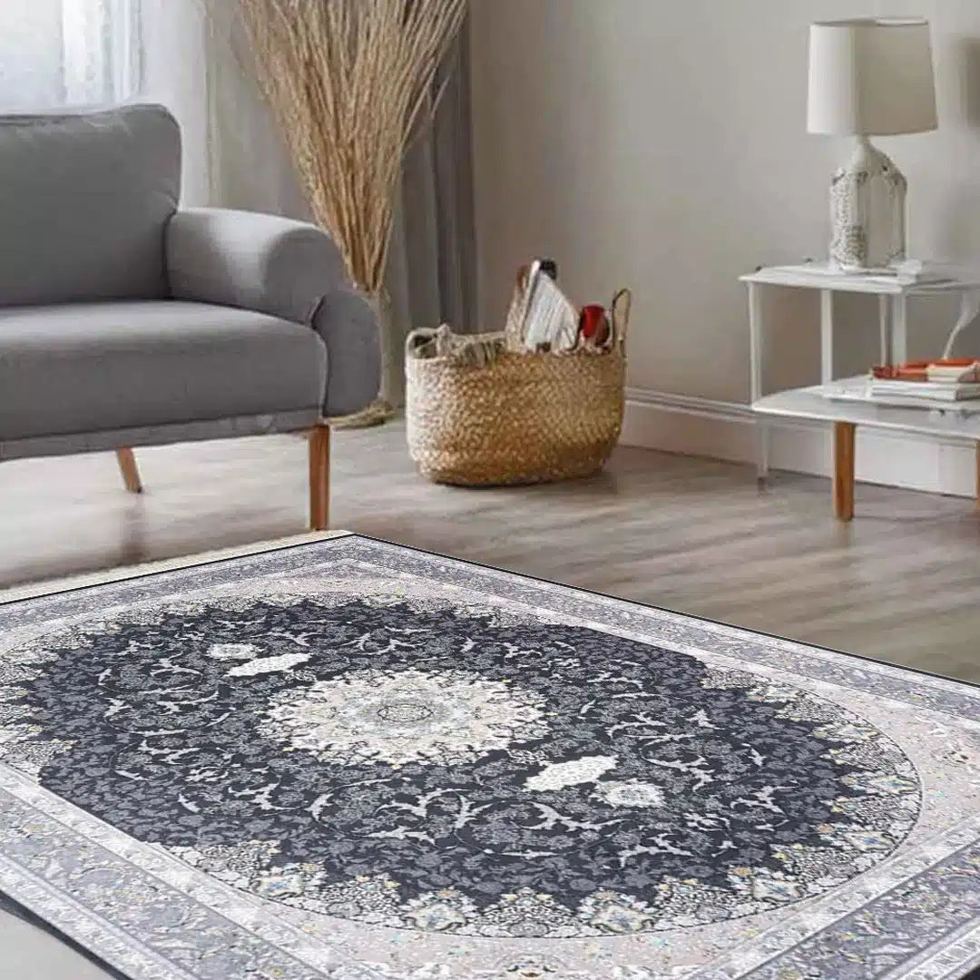 Amatis Sara Navy Blue Rug | A-132
