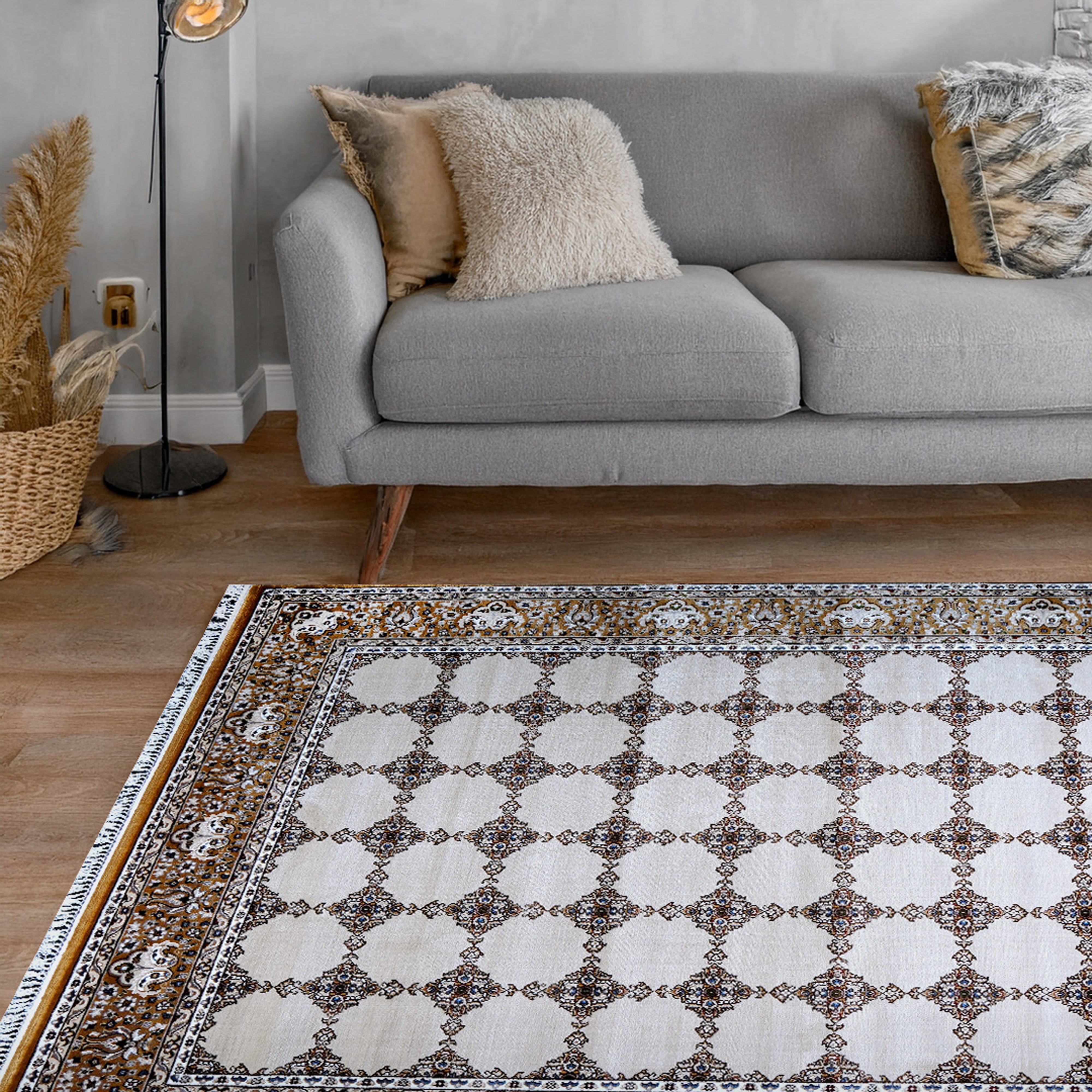 Bukhara Blue Beige Elegance Rug | A636B-E3318-BLUE/BEIGE