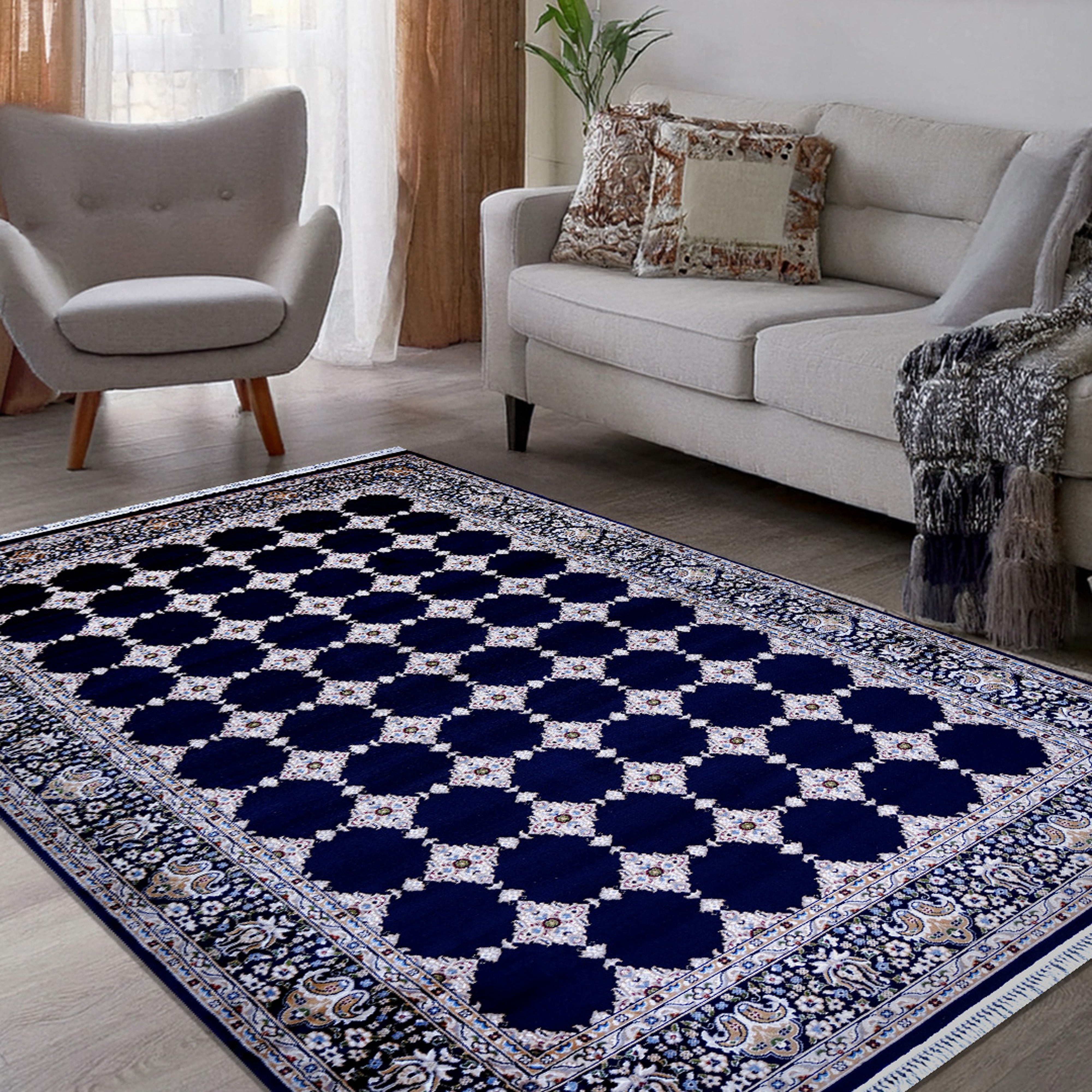 Bukhara Beige Elegance Rug | A636A-E3488-BEIGE/BEIGE