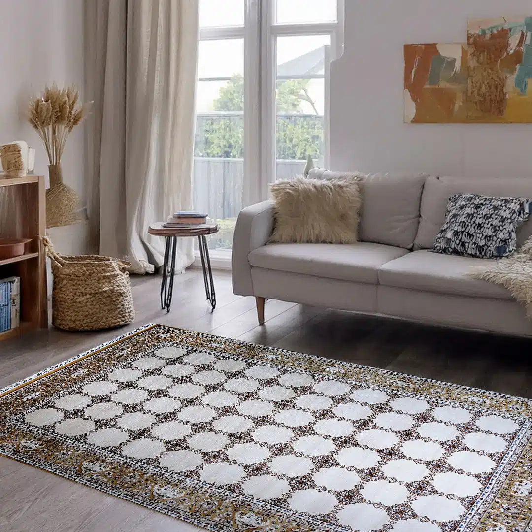 Bukhara Hardal Beige Elegance Rug | A636B-E3428-HARDAL/BEIGE