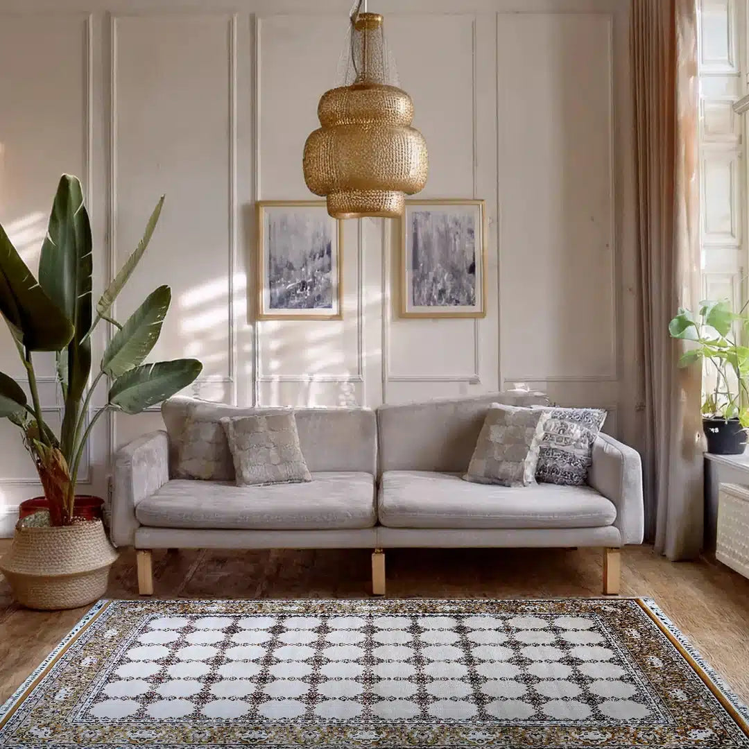 Bukhara Hardal Beige Elegance Rug | A636B-E3428-HARDAL/BEIGE