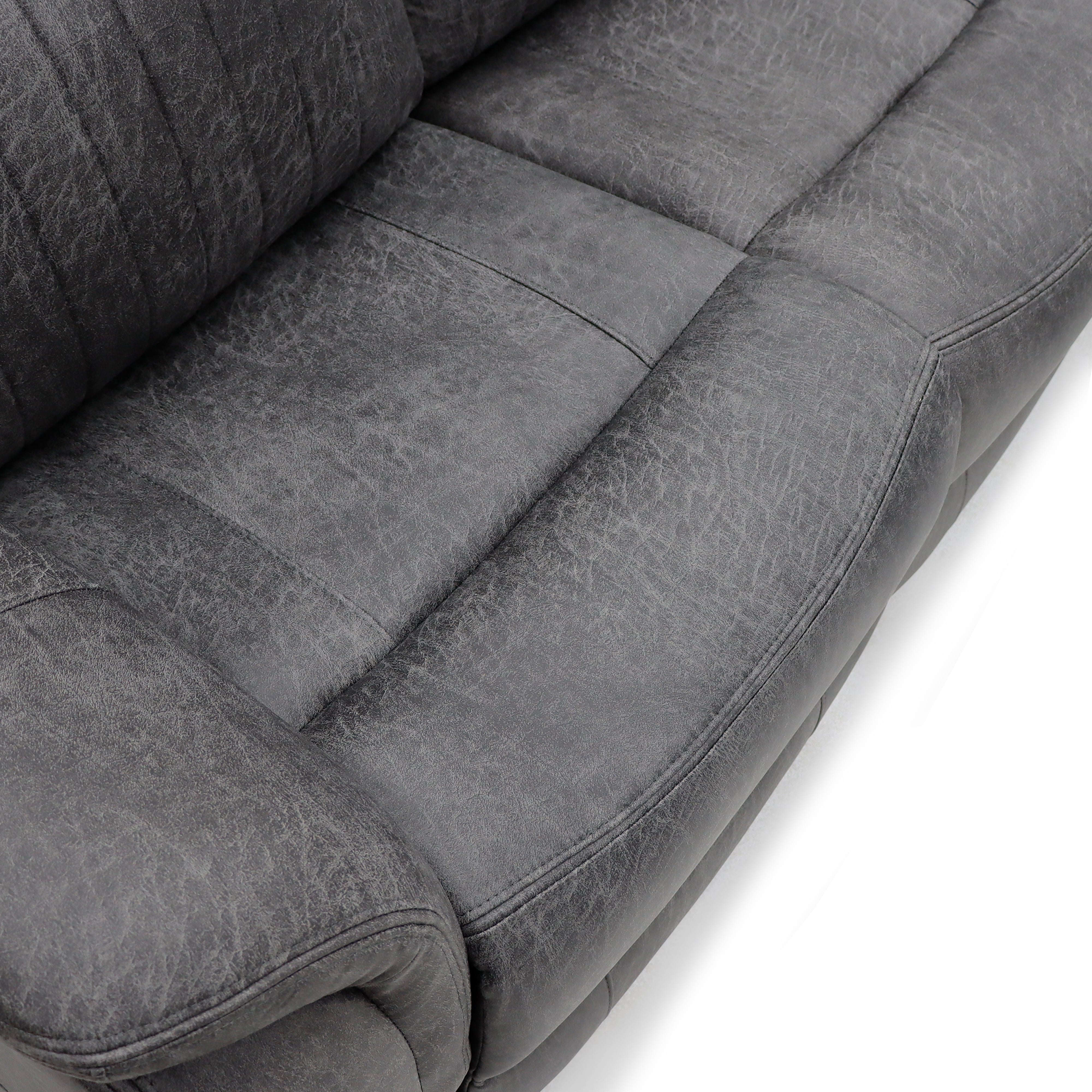 Leon Electric Recliner Sofa Grey 2 Seater