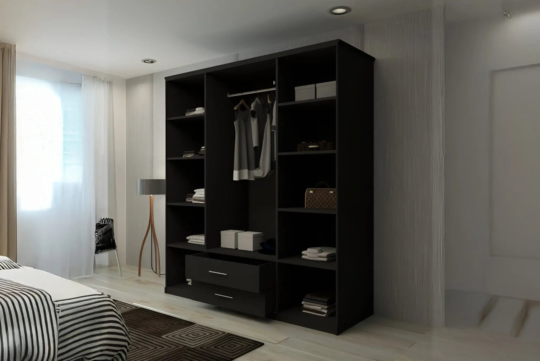 London New Hinged Door Wardrobe(WW)