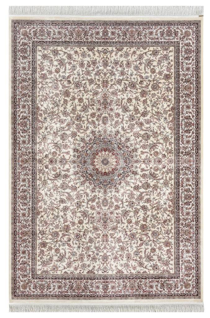 Minyatur Classic Floral Medallion Beige Rug