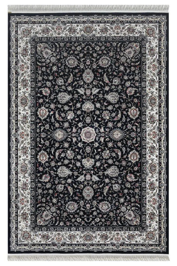 Minyatur Classic Persian Navy Traditional Rug