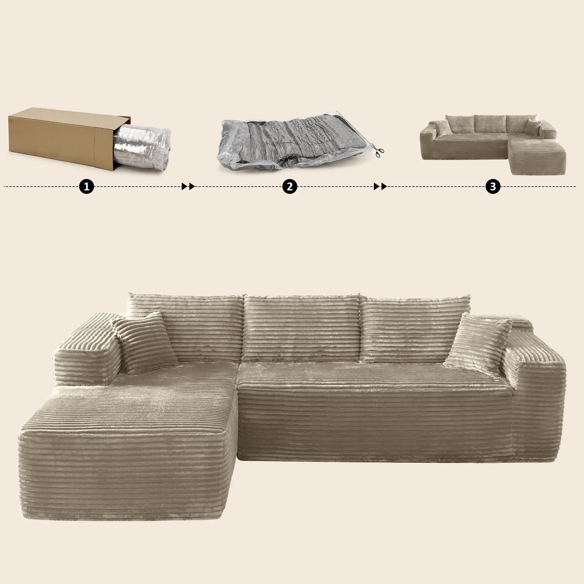Smart L-shape Sofa 2nd Branding