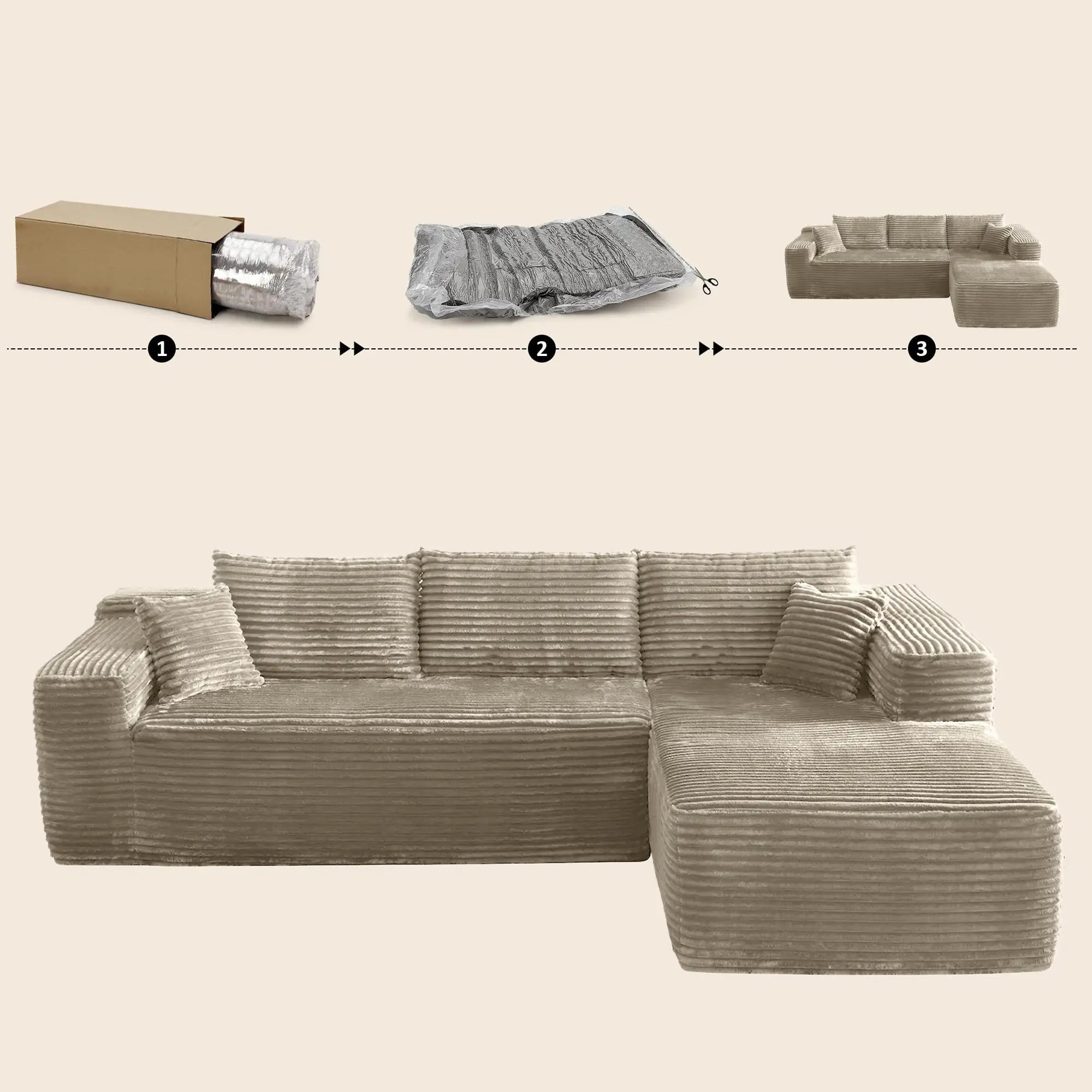 Smart L-shape Sofa 2nd Branding