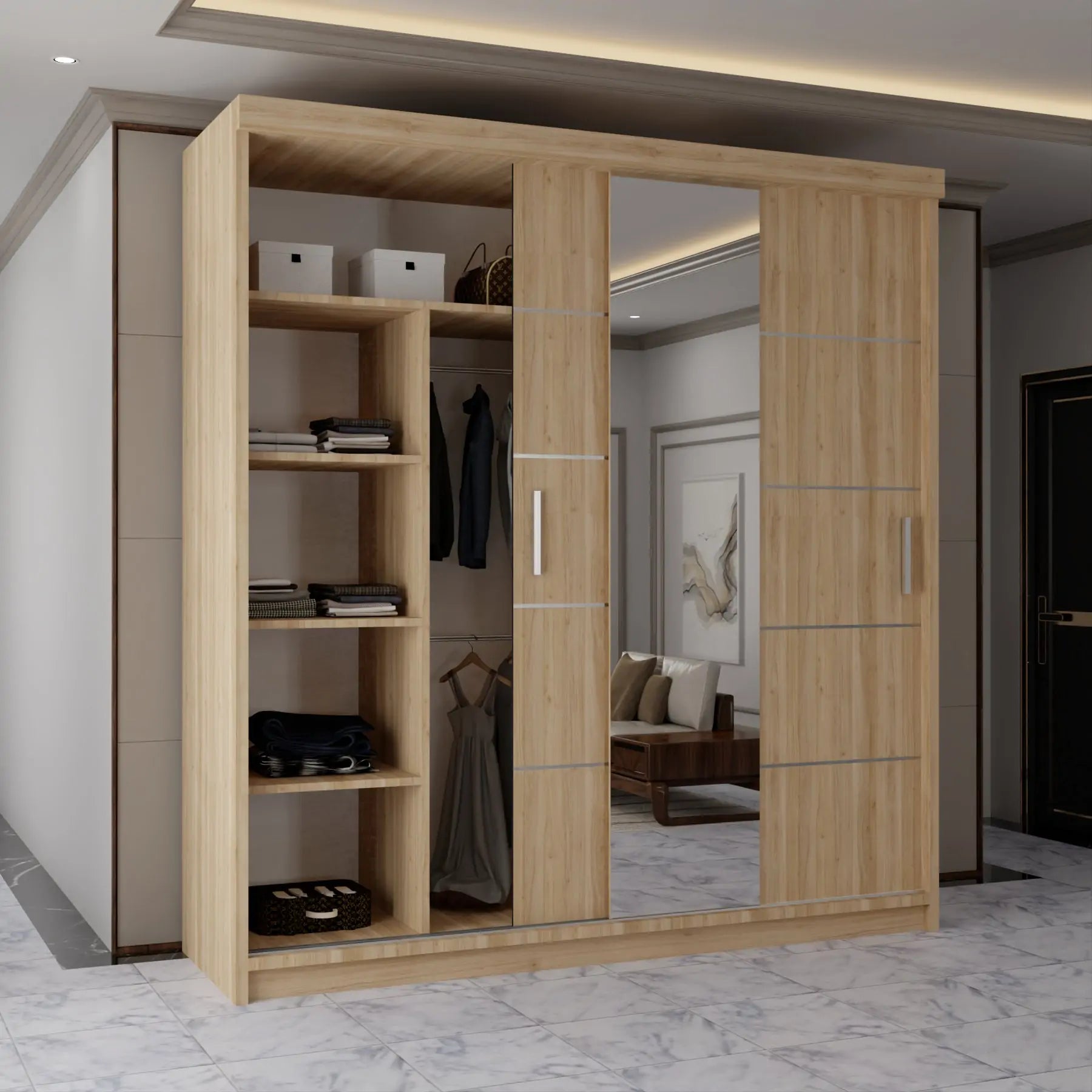 Ribon Sliding door Wardrobe(Lisbon5th) New Branding 2025