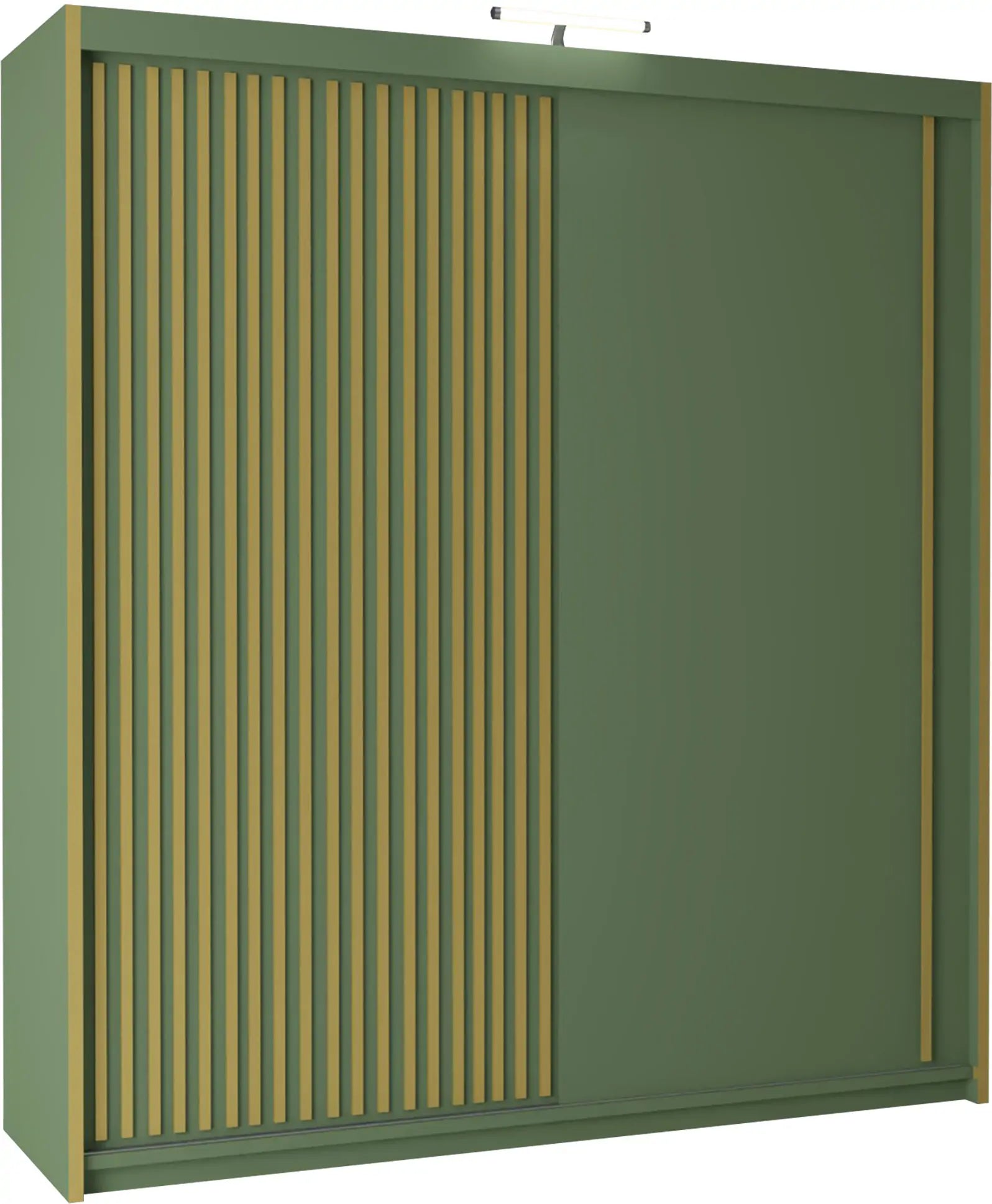 Pesto Green Sliding Door Wardrobe 3rd Branding (MN DB)