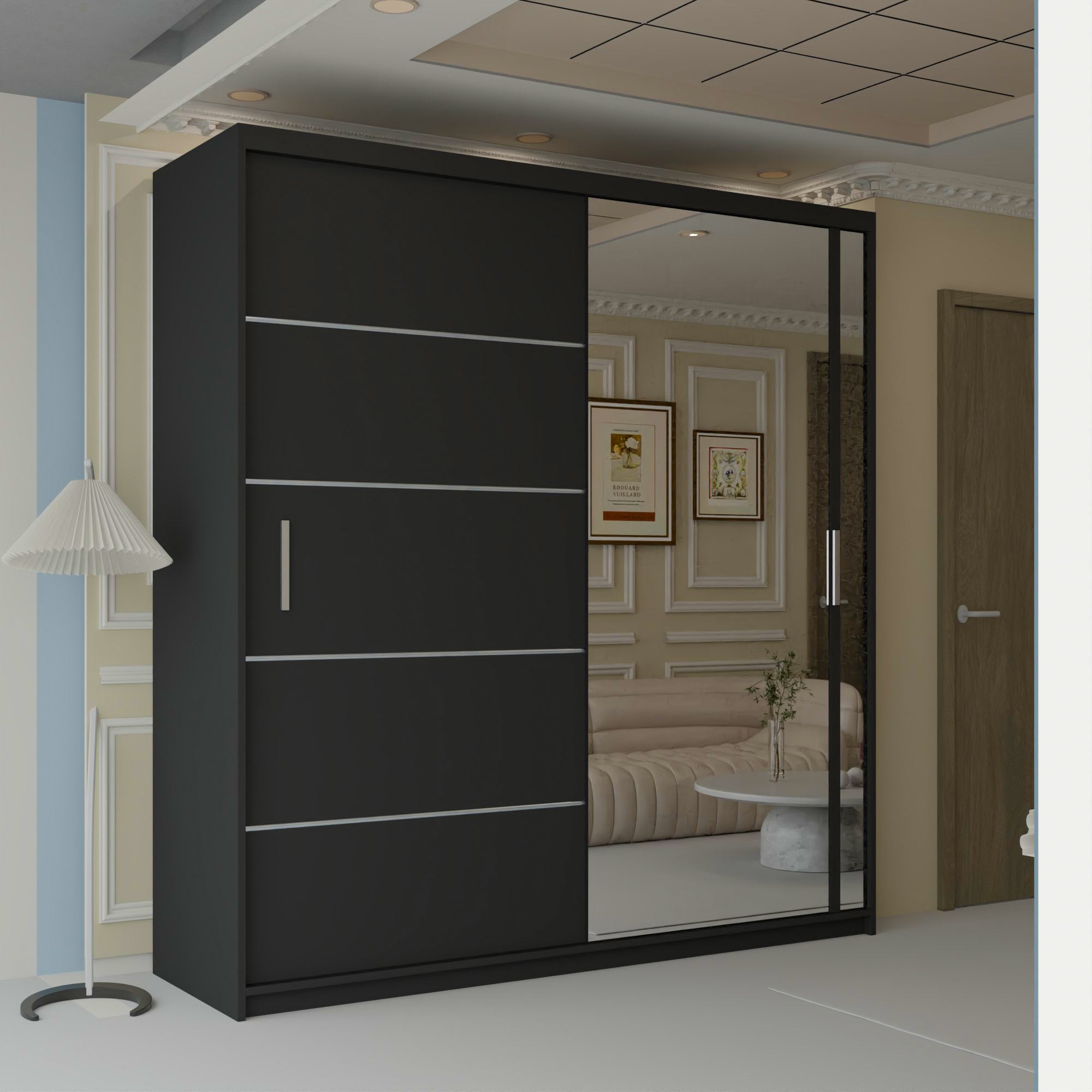 Vision New Sliding Mirror Door Wardrobe