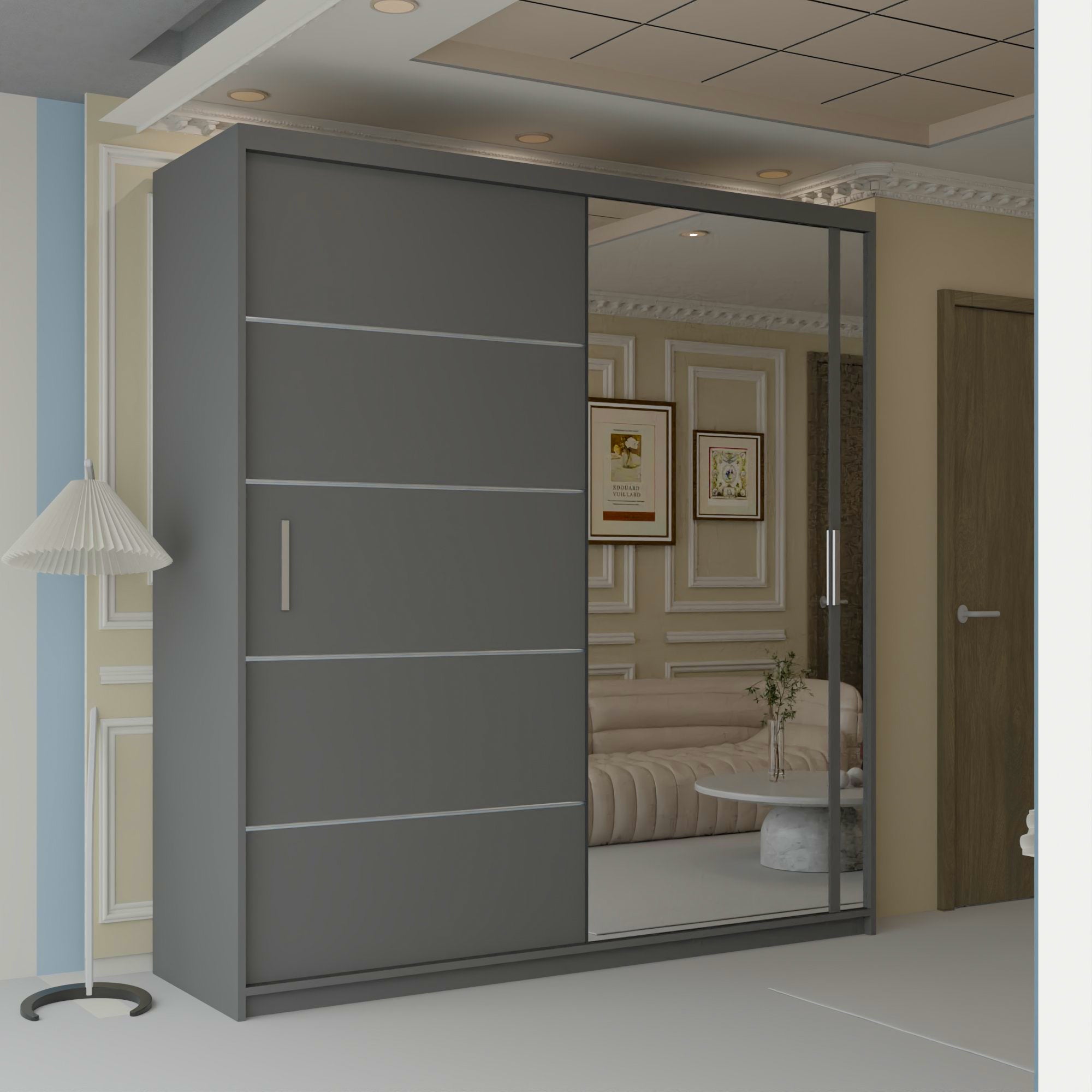 Vision New Sliding Mirror Door Wardrobe
