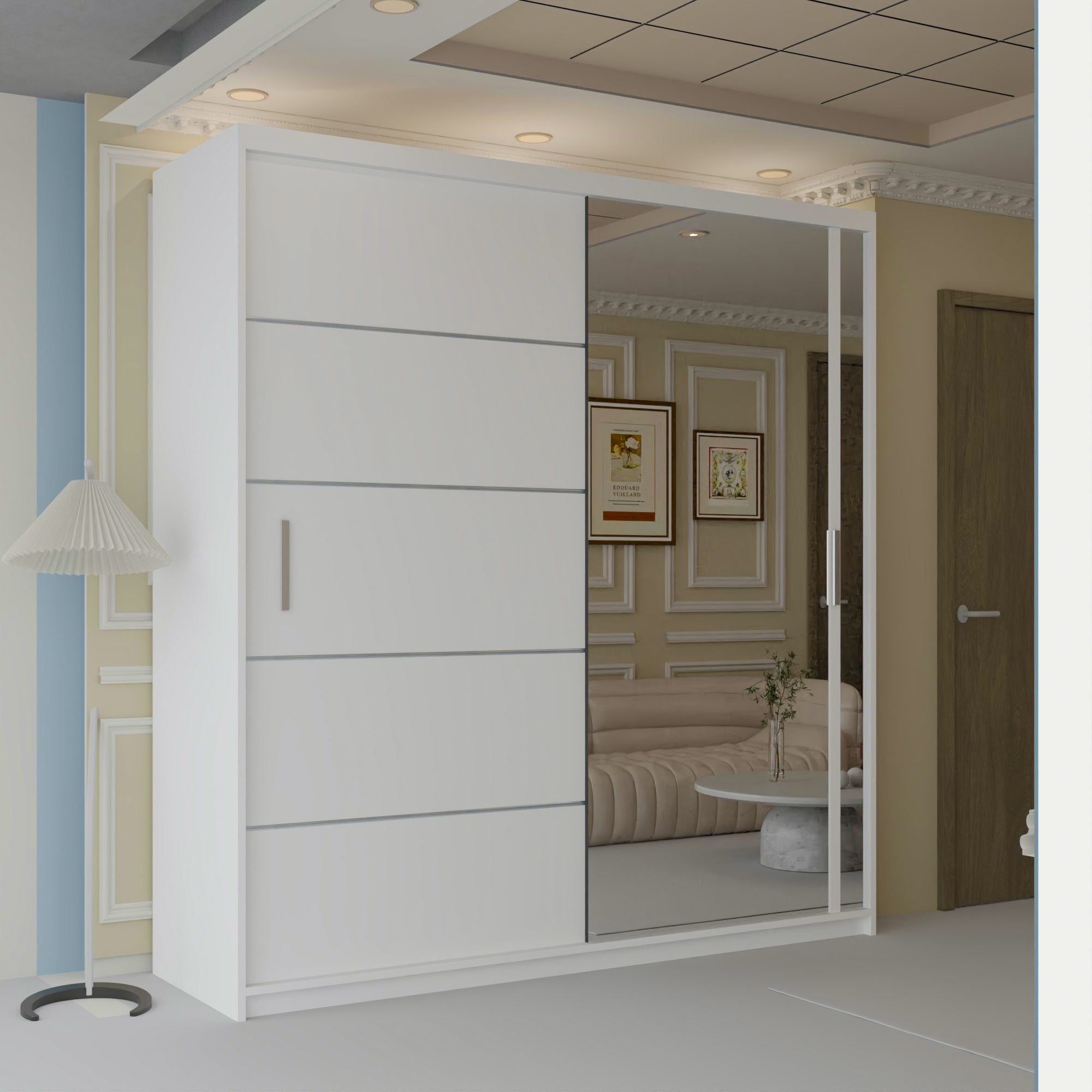 Vision New Sliding Mirror Door Wardrobe