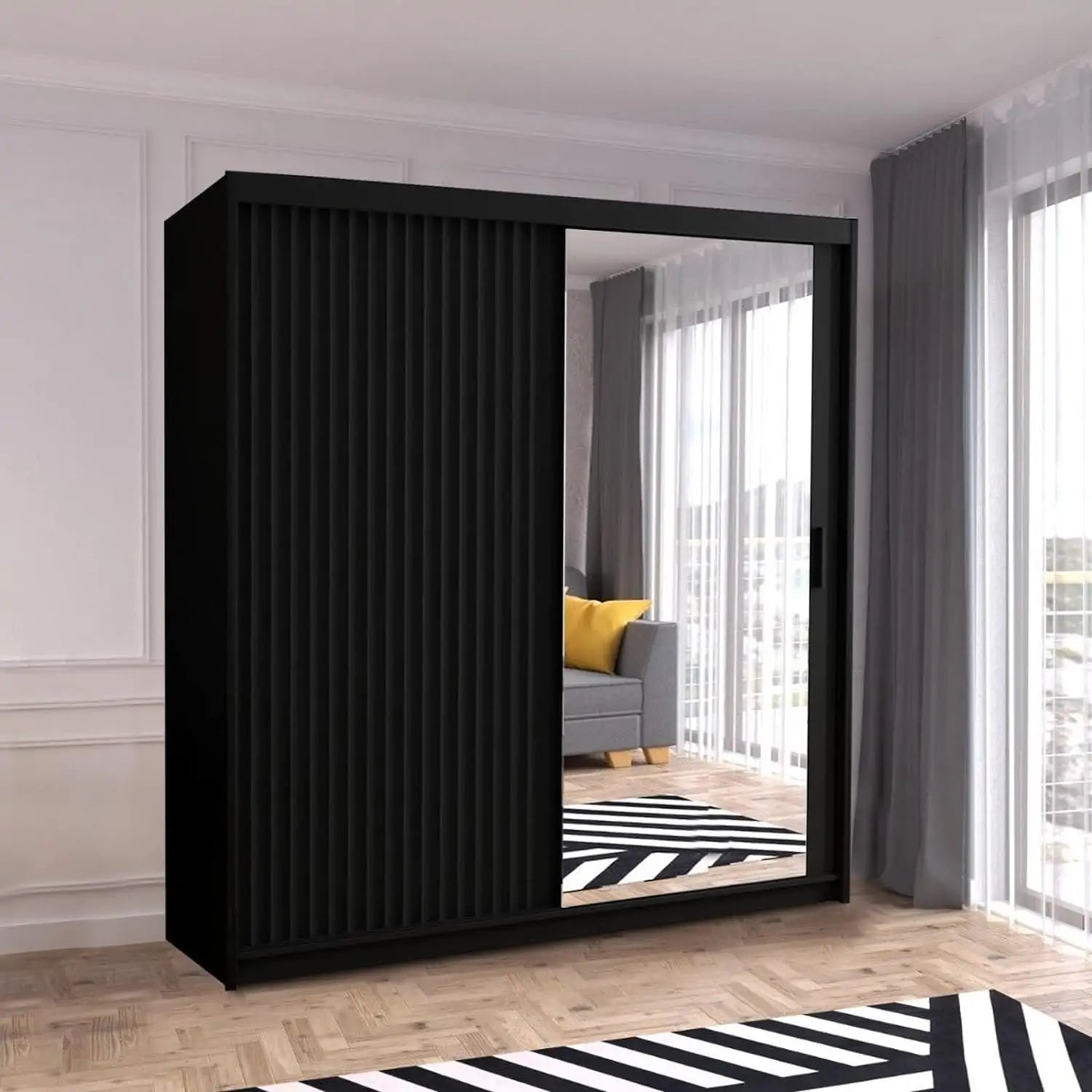 Wave Sliding Wardrobe