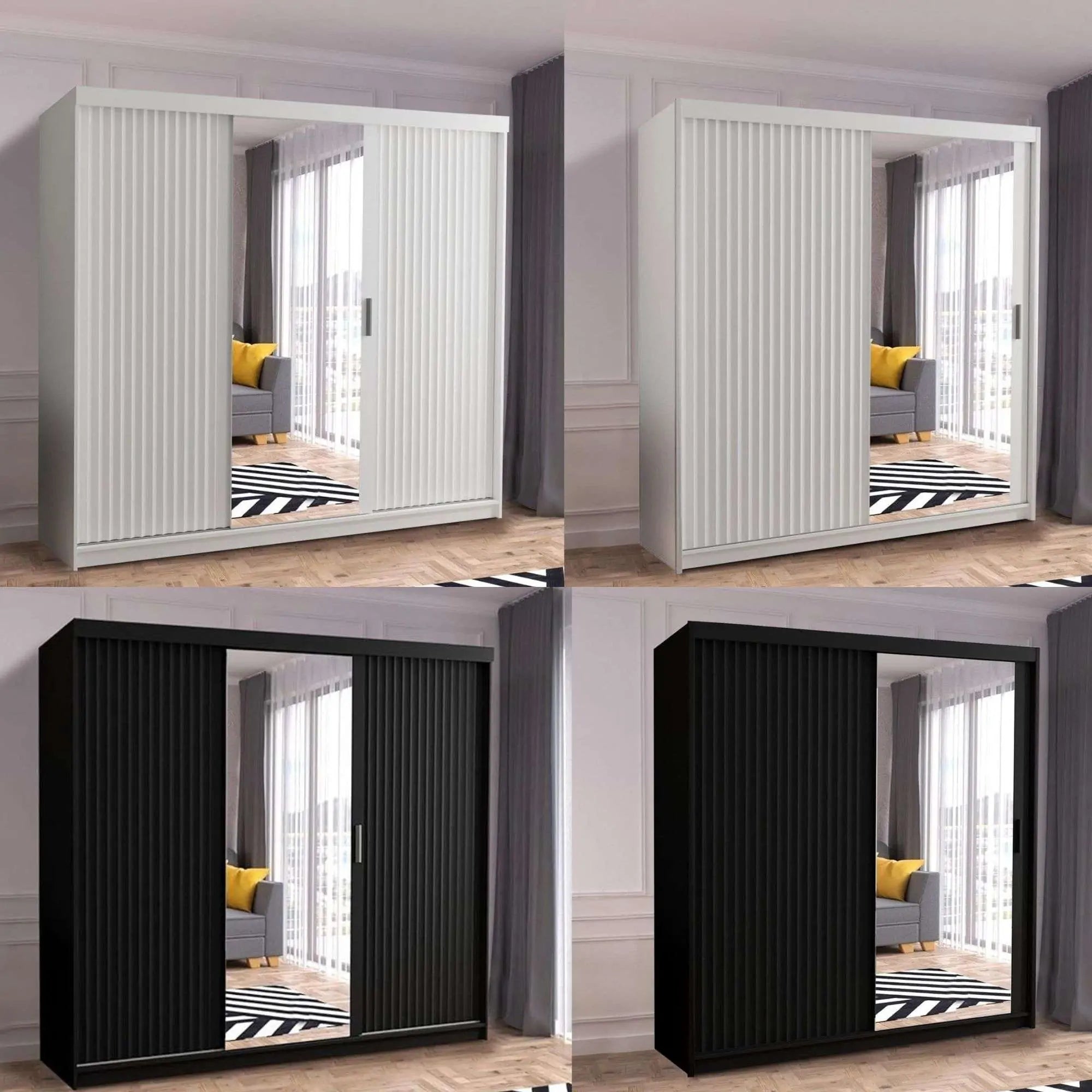 Wave Sliding Wardrobe