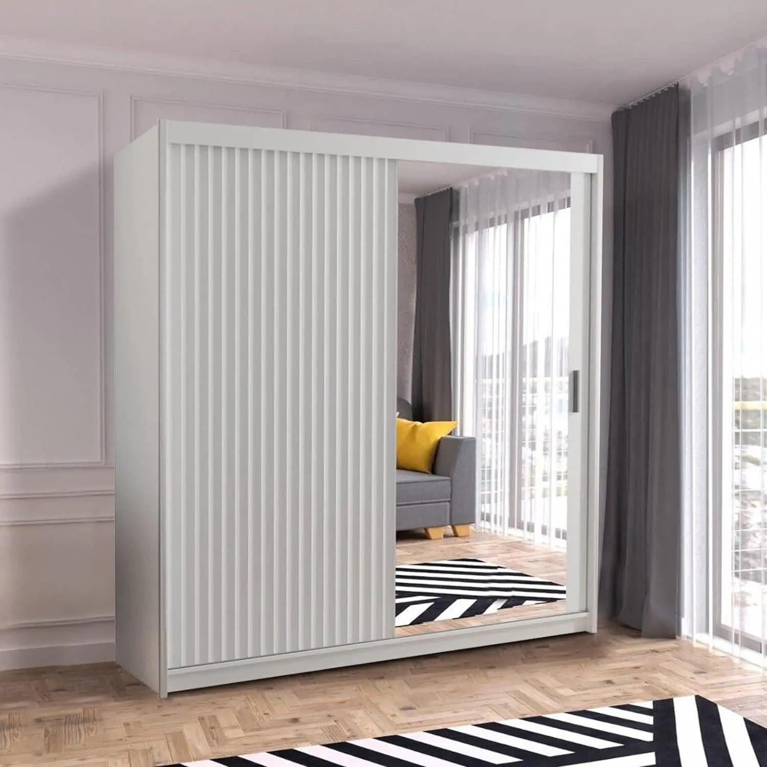 Wave Sliding Wardrobe
