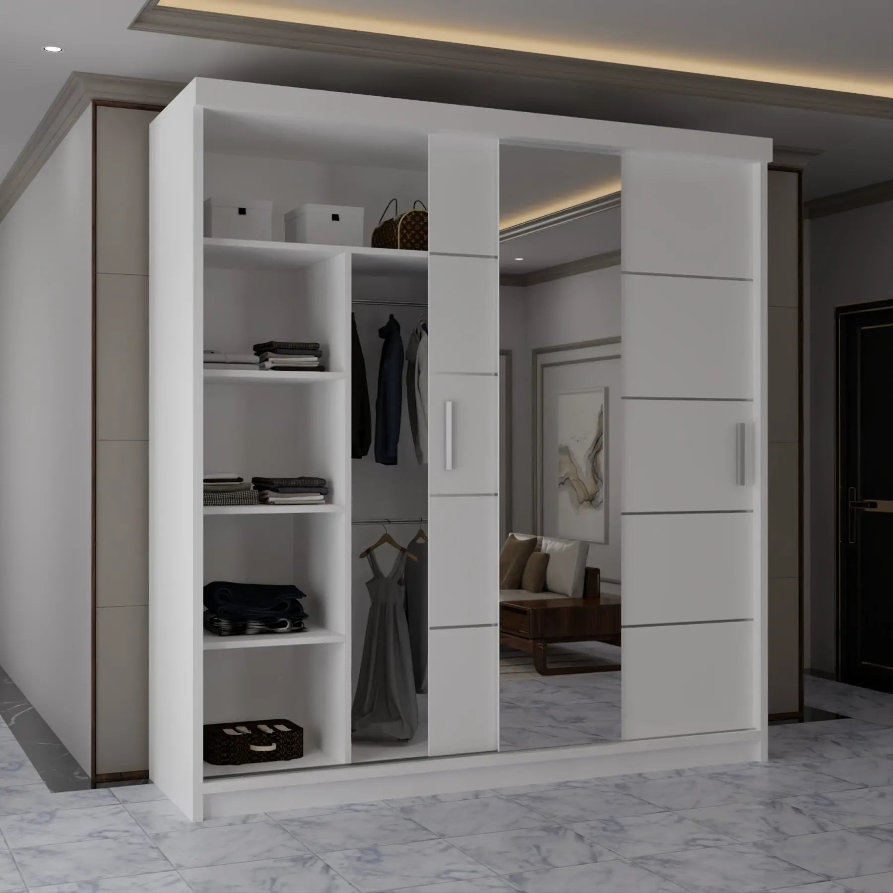 Ribon Sliding door Wardrobe(Lisbon5th) New Branding 2025