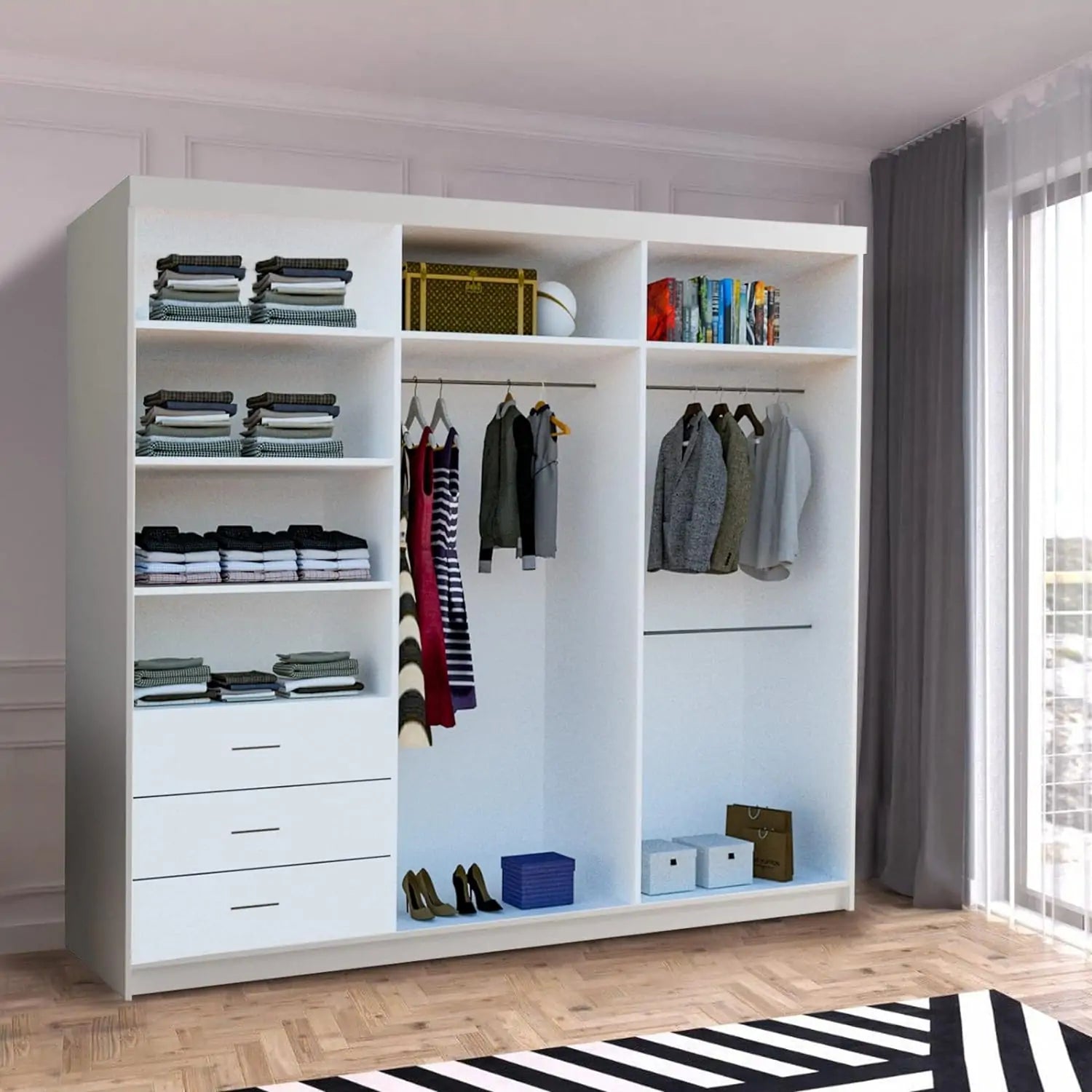 Wave Sliding Wardrobe