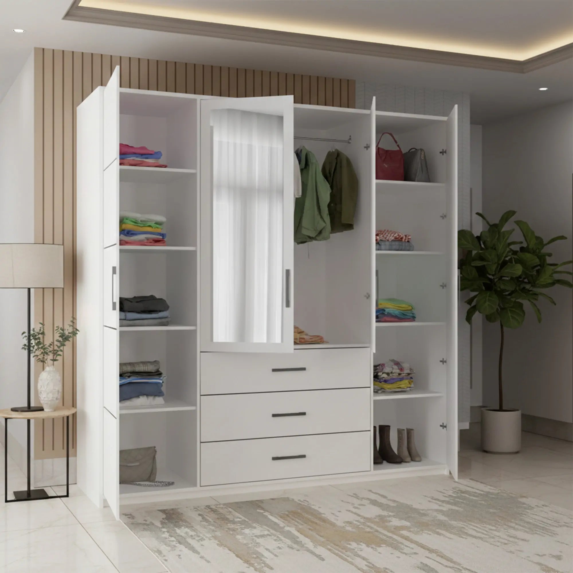 Belluno 4 Door Wardrobe (2nd Branding)