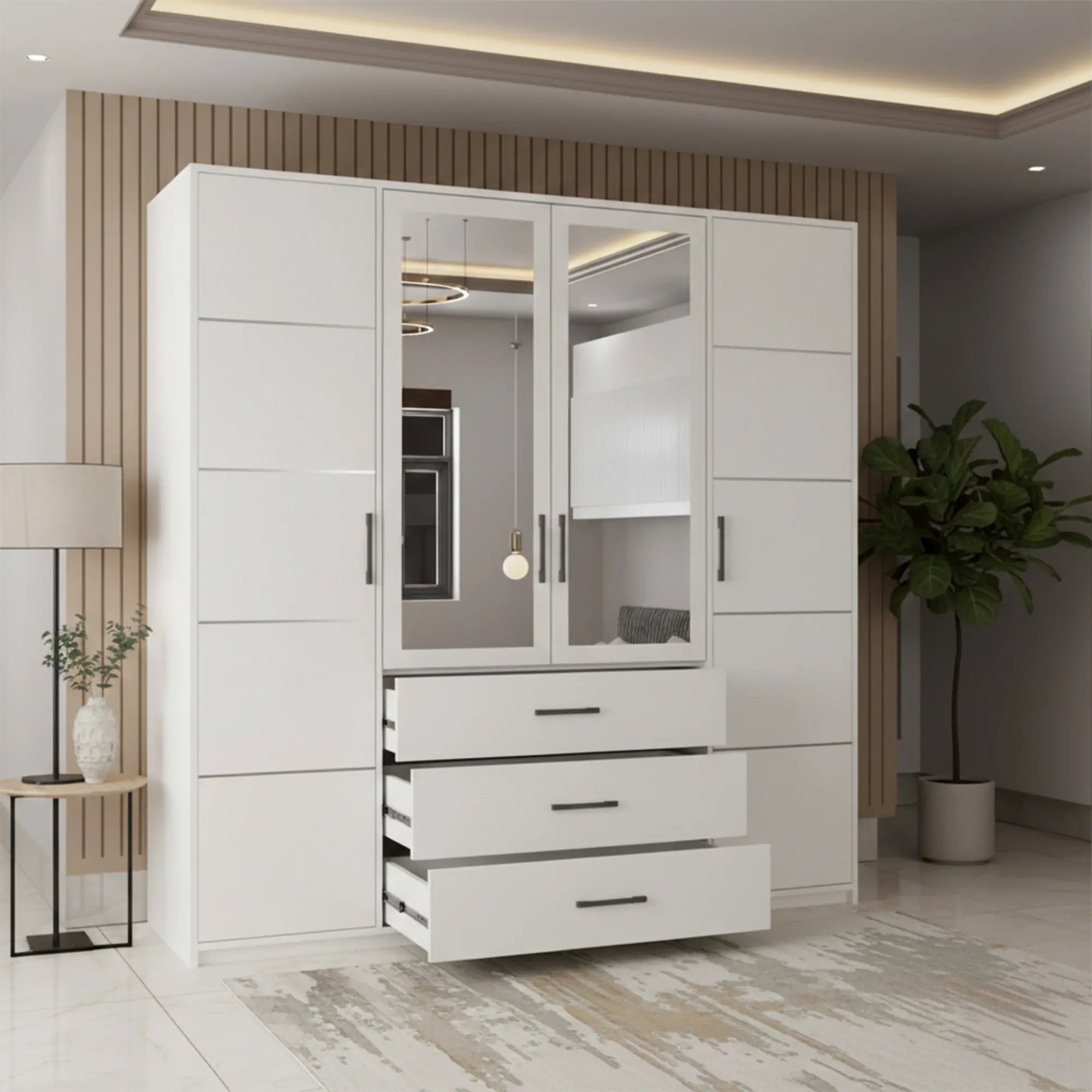 Belluno 4 Door Wardrobe (2nd Branding)